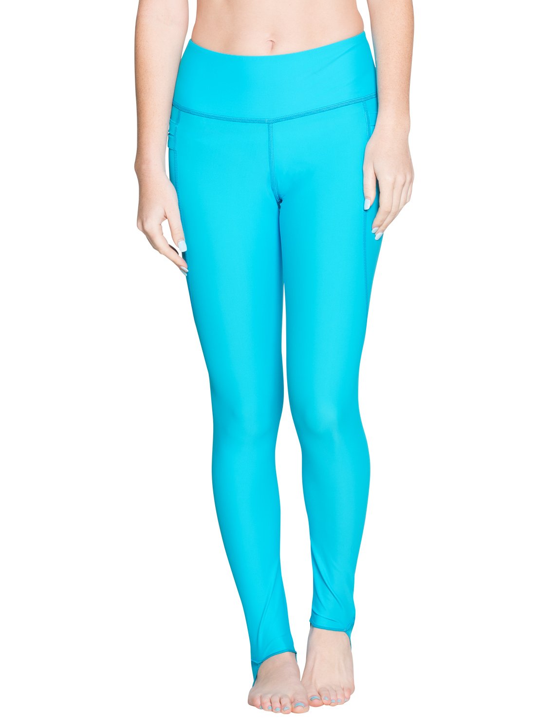 Tuga Women's Snorkel Swim Leggings - UPF 50+ Sun Protection Swimwear, High Waist Quick Dry Swim Leggings for Women, Made in USA - Perfect for Snorkeling, Swimming, Beach Yoga & Water Sports
