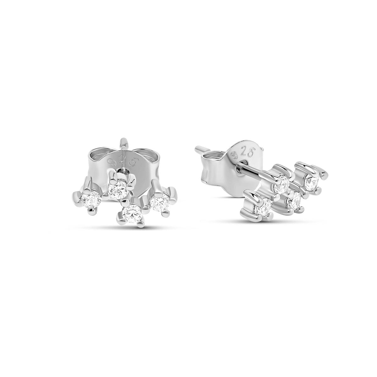 Nebula Crystal Stud Earrings for Women - Sparkling Hypoallergenic Stainless Steel Earrings for Sensitive Ears | Perfect for Daily Wear, Parties & Gift Giving