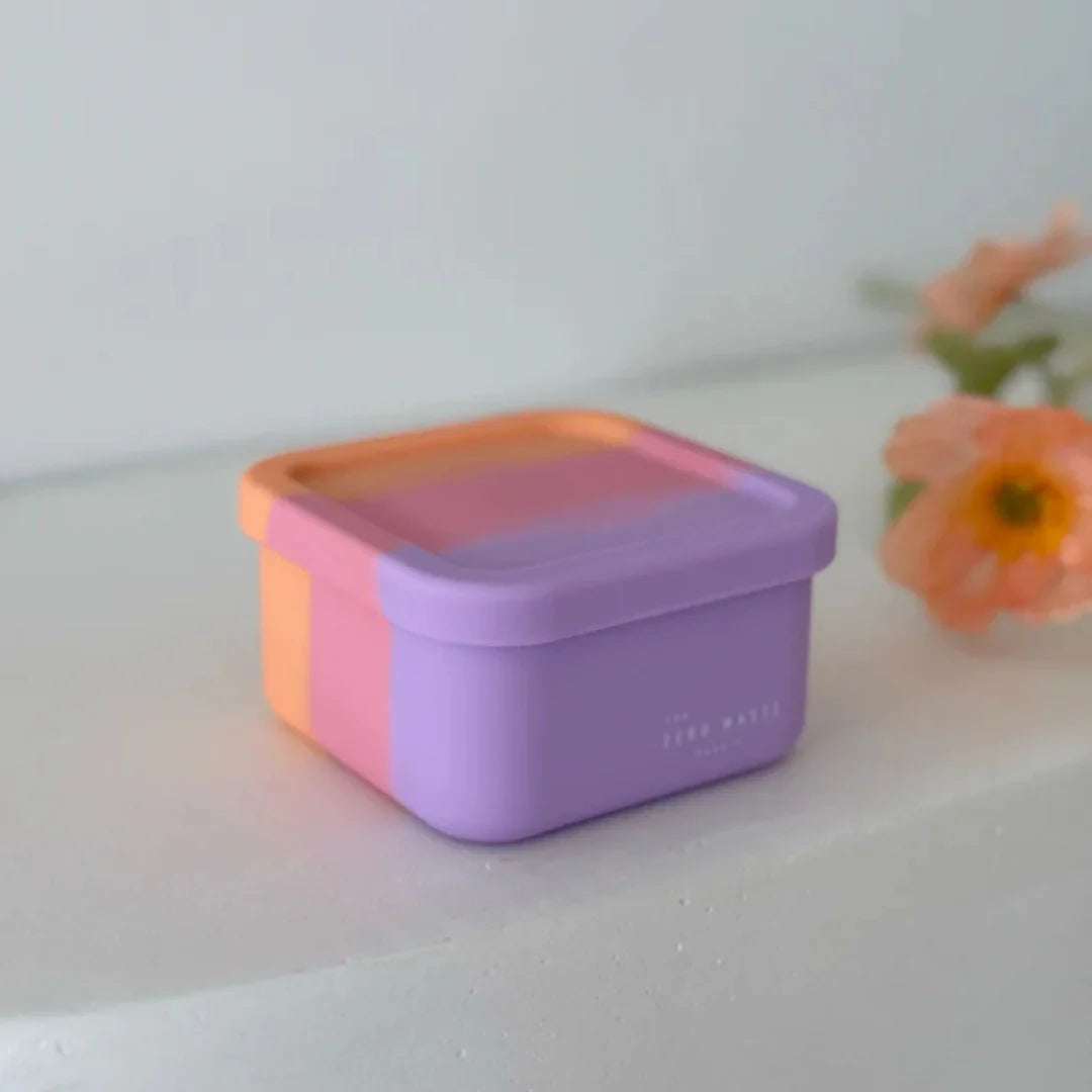 Eco-Friendly Silicone Food Storage Containers - Small Reusable Kitchen Organizer for Snacks, Spices & Leftovers | Perfect for Meal Prep, Travel & Zero Waste Lifestyle