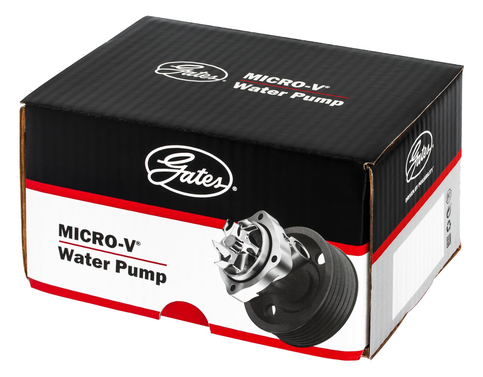 Gates Water Pump - High Performance Replacement for Cars, Trucks & SUVs - Durable Engine Cooling System Part - Ideal for Daily Commuting, Off-Roading & Heavy-Duty Use