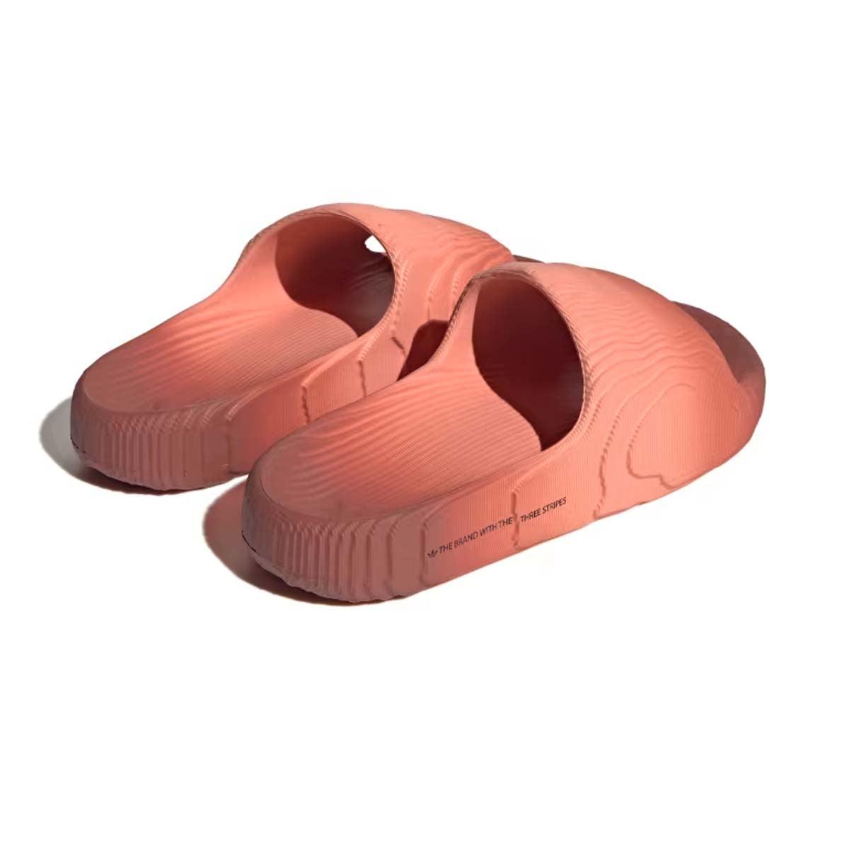 Adidas Adilette 22 'Wonder Clay' Slides - Comfortable Men's Shower Sandals for Pool, Beach & Gym | Quick-Dry Waterproof Shower Shoes for Men