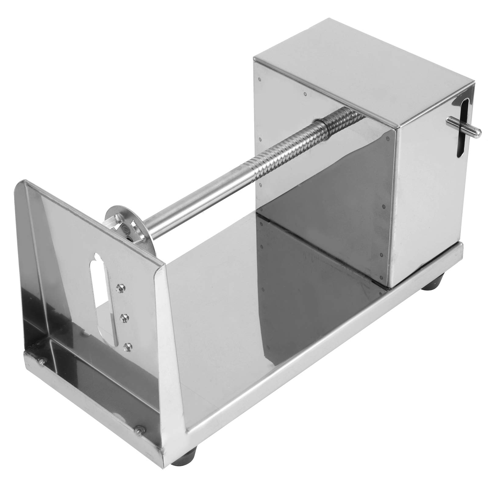 Stainless Steel Potato Cutter - Manual Hand Crank Potato Twister & Vegetable Slicer for Kitchen, Restaurant & Home Use - Perfect for French Fries, Hash Browns & Veggie Prep