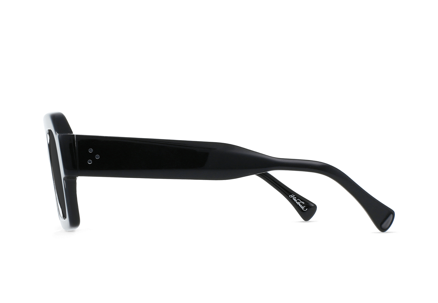 MYSTIQ Eco-Friendly Recycled Black & Smoke Polarized Sunglasses - 52mm UV Protection for Outdoor Sports & Driving