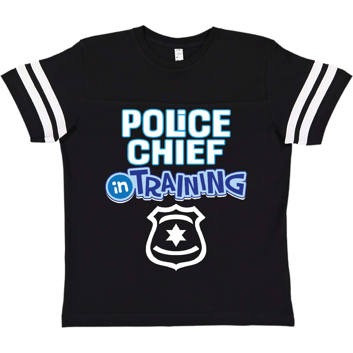Inktastic Police Chief in Training Boys Youth T-Shirt - Fun Career Themed Kids Apparel for School, Play & Costume Events