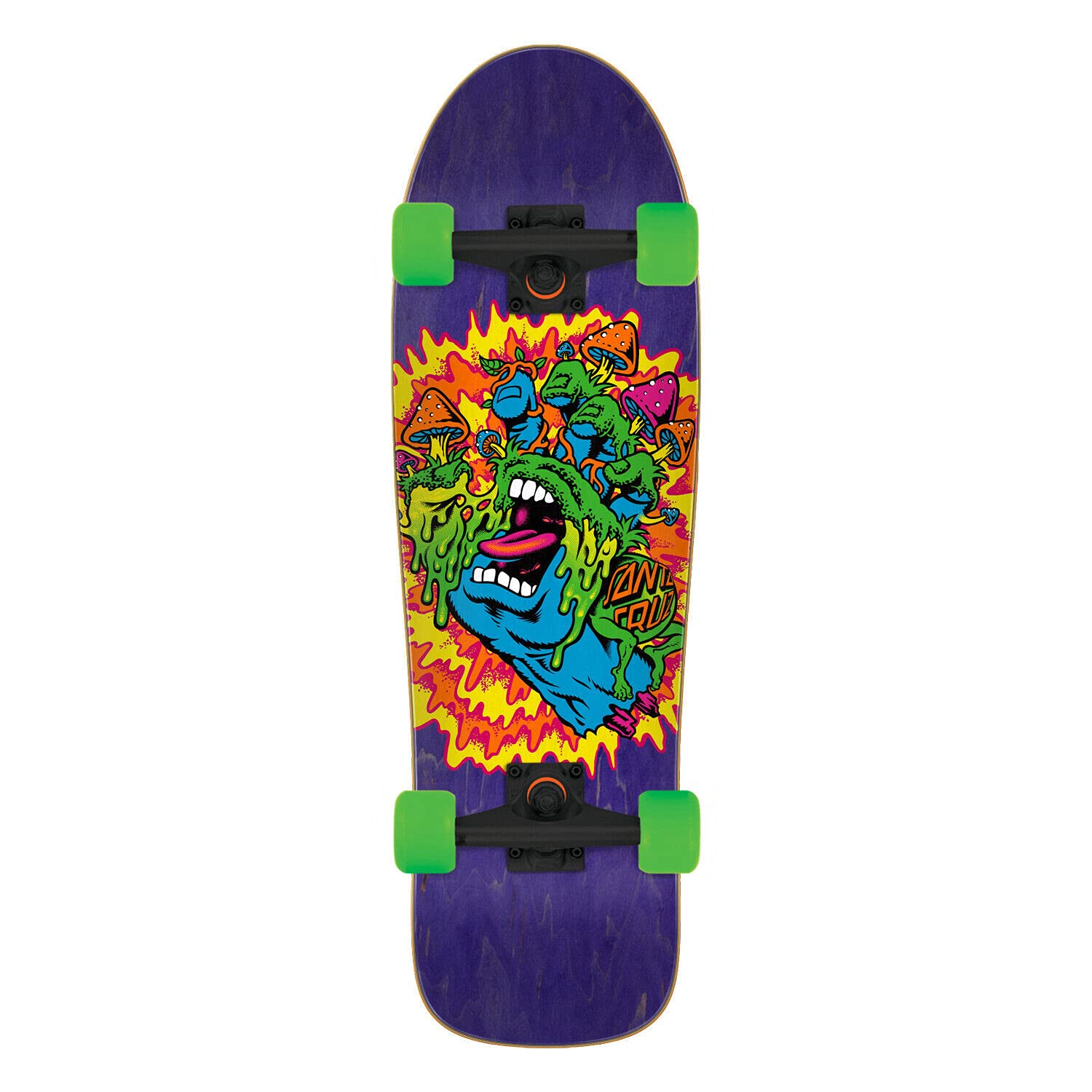 Santa Cruz Skateboard Complete - 80's Old School Shape 9.7