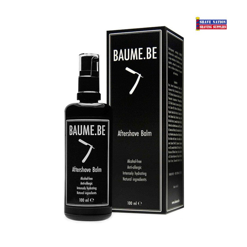 BAUME.BE Aftershave Balm for Men - Soothing Post-Shave Moisturizer with Natural Ingredients - Perfect for Sensitive Skin & Razor Burn Relief - Ideal for Daily Grooming & Skincare Routine