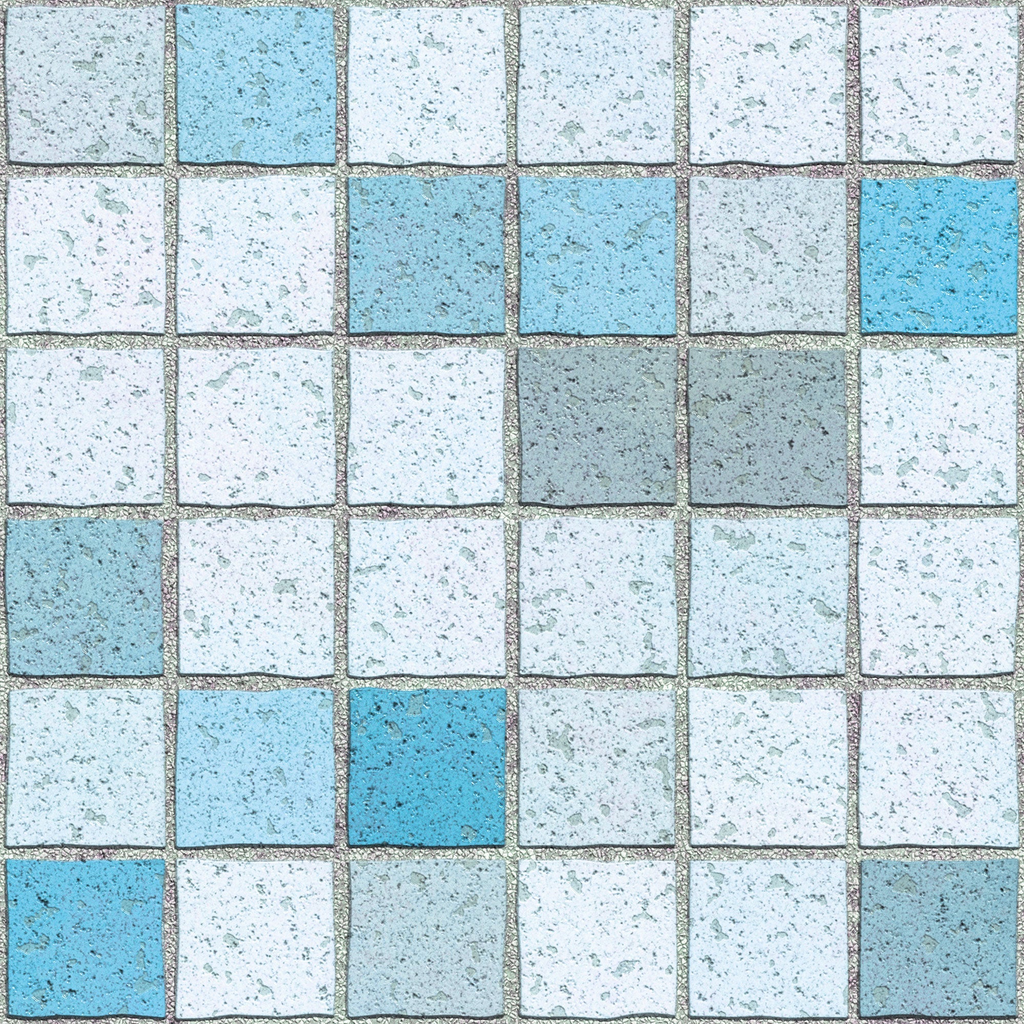 Blue Bathroom Wallpaper Sample - Waterproof & Peel-and-Stick - Perfect for Bathrooms, Kitchens & Accent Walls