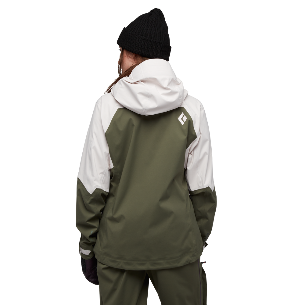 Black Diamond Recon LT Shell Jacket for Women - Lightweight Waterproof Hiking & Outdoor Adventure Gear