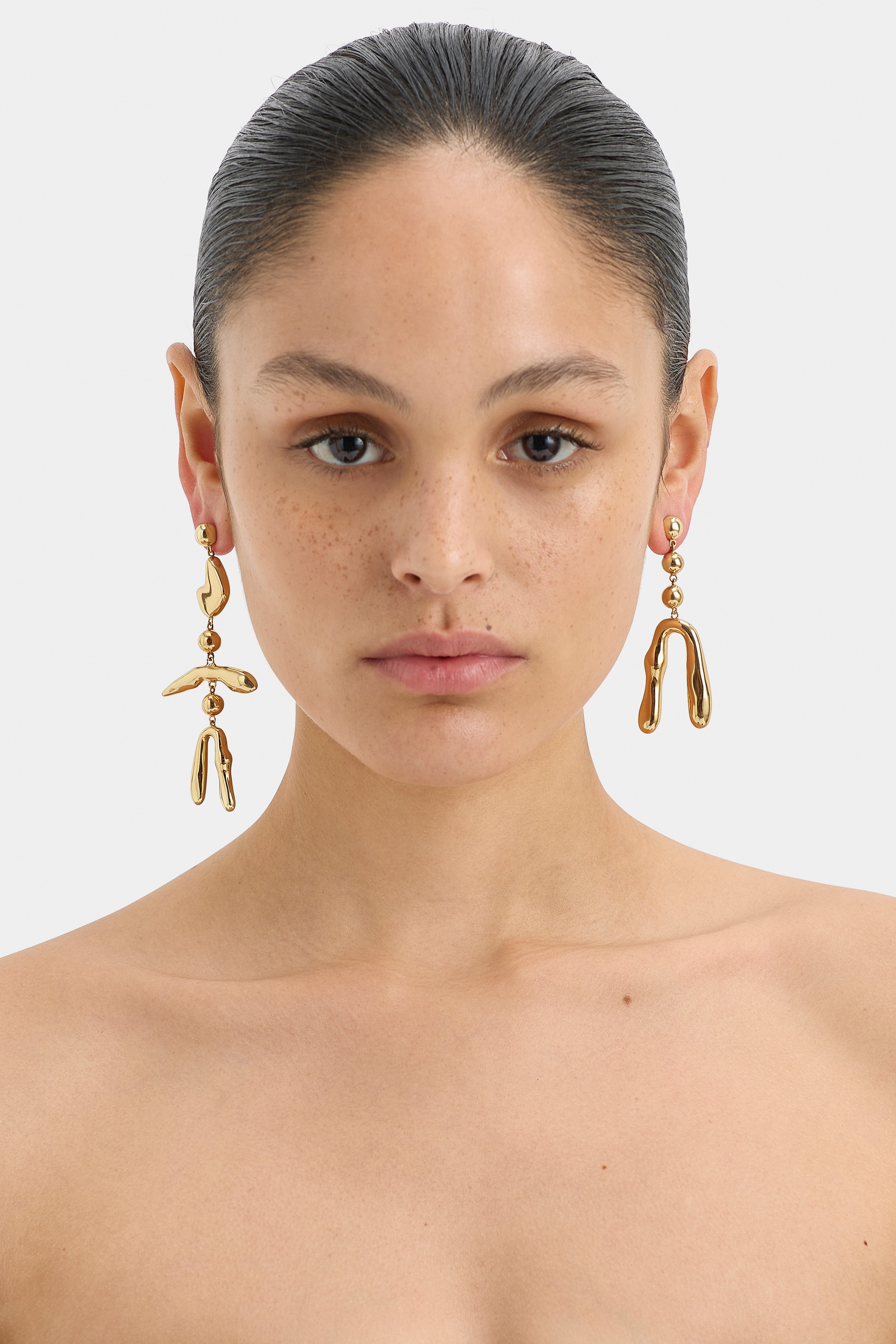 Frankie Stacked Earrings for Women - Trendy Layered Dangle Earrings for Everyday Wear | Perfect for Office, Party & Casual Outfits