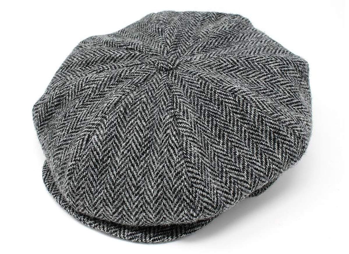 Authentic Irish Tweed Newsboy Cap for Men & Women – 8-Panel Unisex Hat with Button Crown & Taffeta Lining | 100% Made in Ireland | Perfect for St. Patrick's Day, Casual Outfits & Vintage Fashion