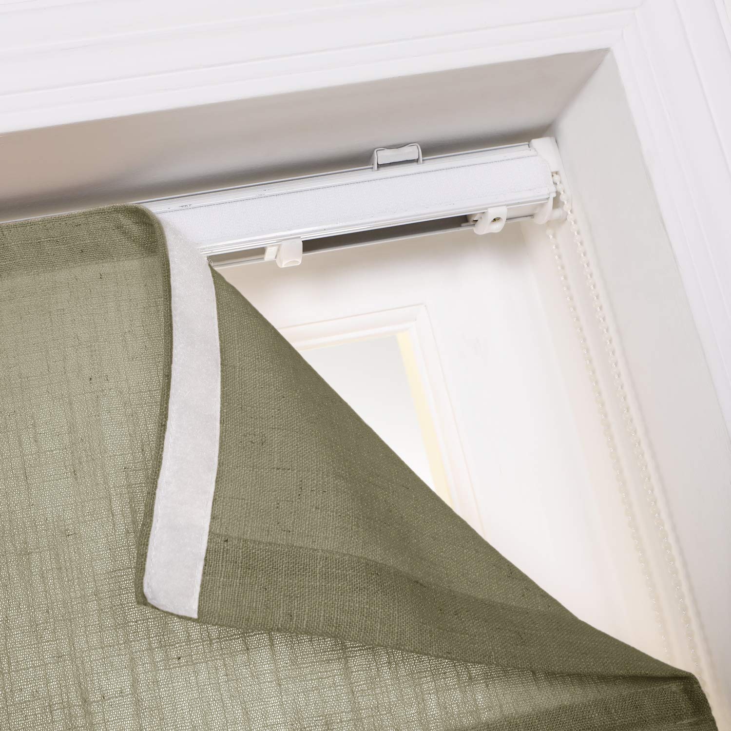 Custom Roman Window Shades - Washable Fabric Blinds with Installation Hardware Included - Taupe Grey - 1 Piece - Perfect for Living Room, Bedroom & Home Office Window Treatments
