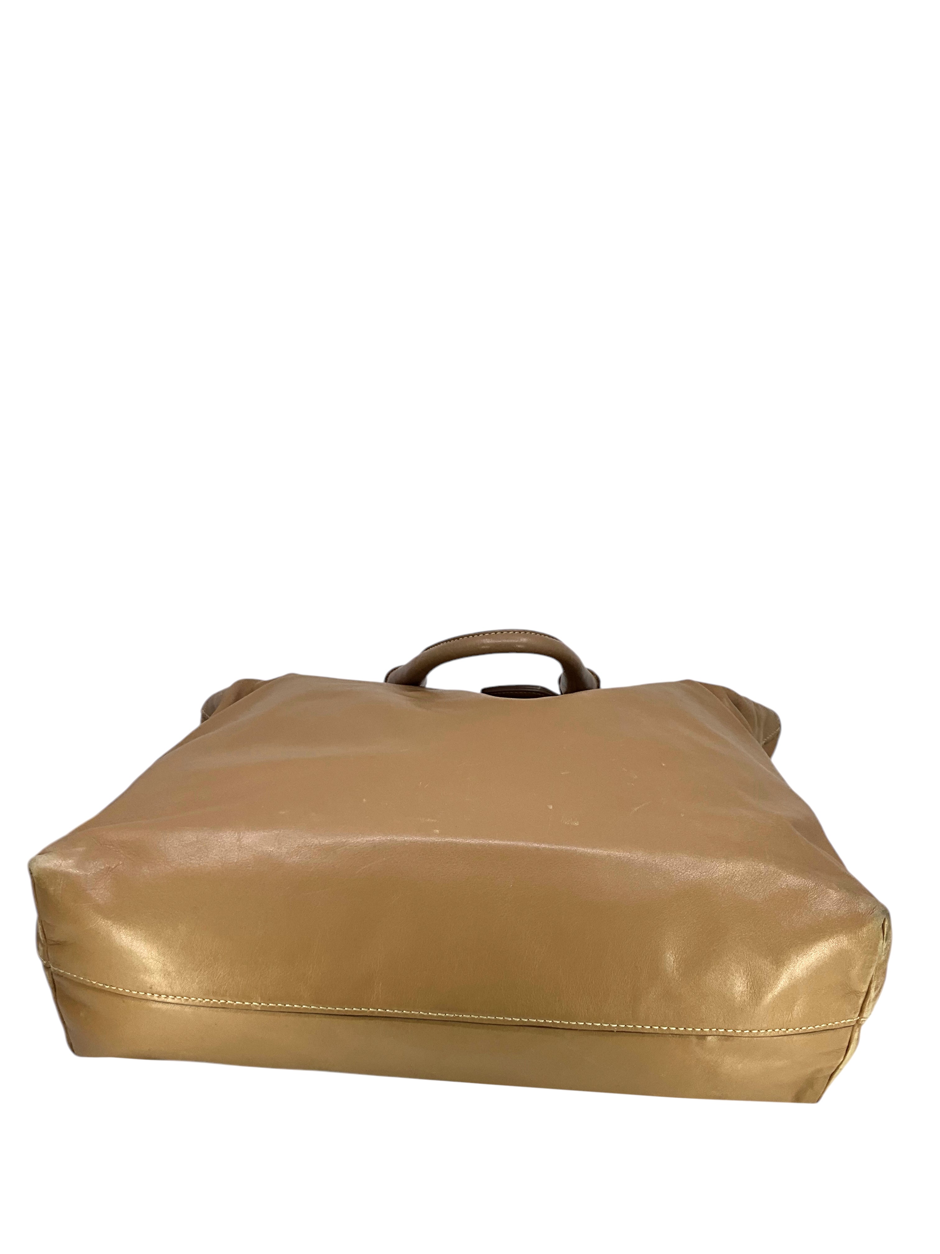 Prada Soft Calfskin Open Shopper Tote Bag - Luxury Leather Handbag for Women | Perfect for Work, Travel & Everyday Use