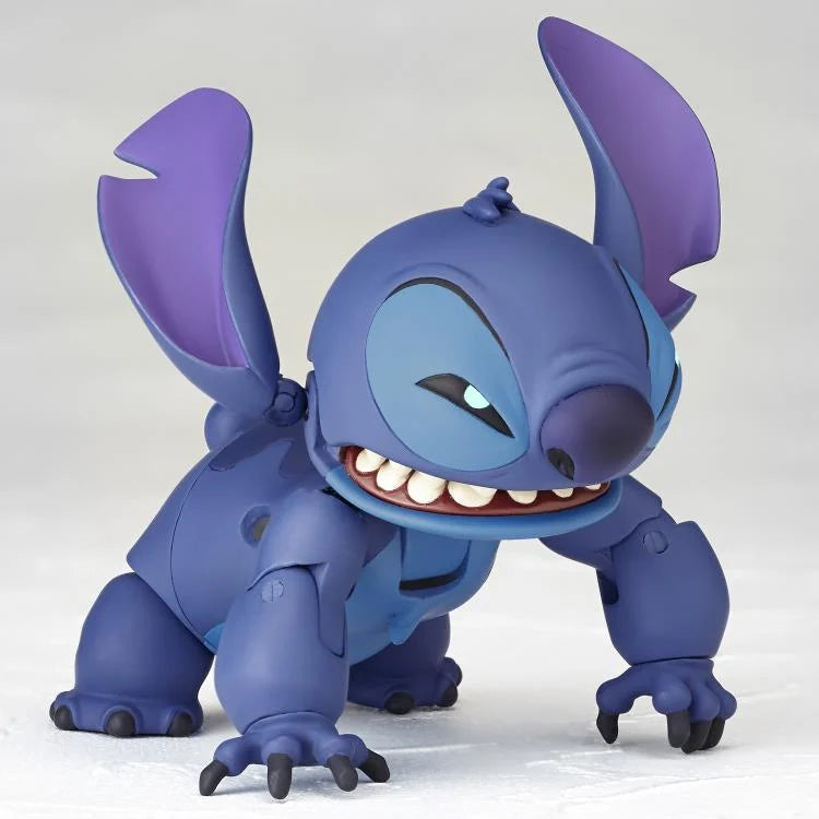 Amazing Yamaguchi Revoltech Action Figure Stitch NR035 - Highly Poseable Collectible Toy for Disney Fans and Anime Lovers - Perfect for Display, Photography, and Cosplay Inspiration