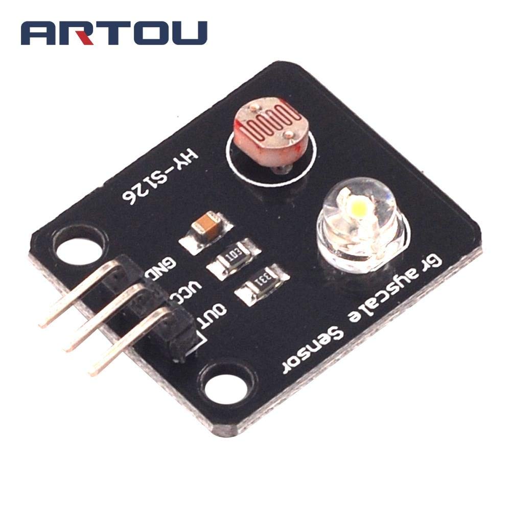 Gray Line Tracking Sensor Module - Analog Line Finder for Robotics, Arduino, and Electronics Projects - Perfect for DIY Robots, Maze Solvers, and Automated Guided Vehicles (AGV)