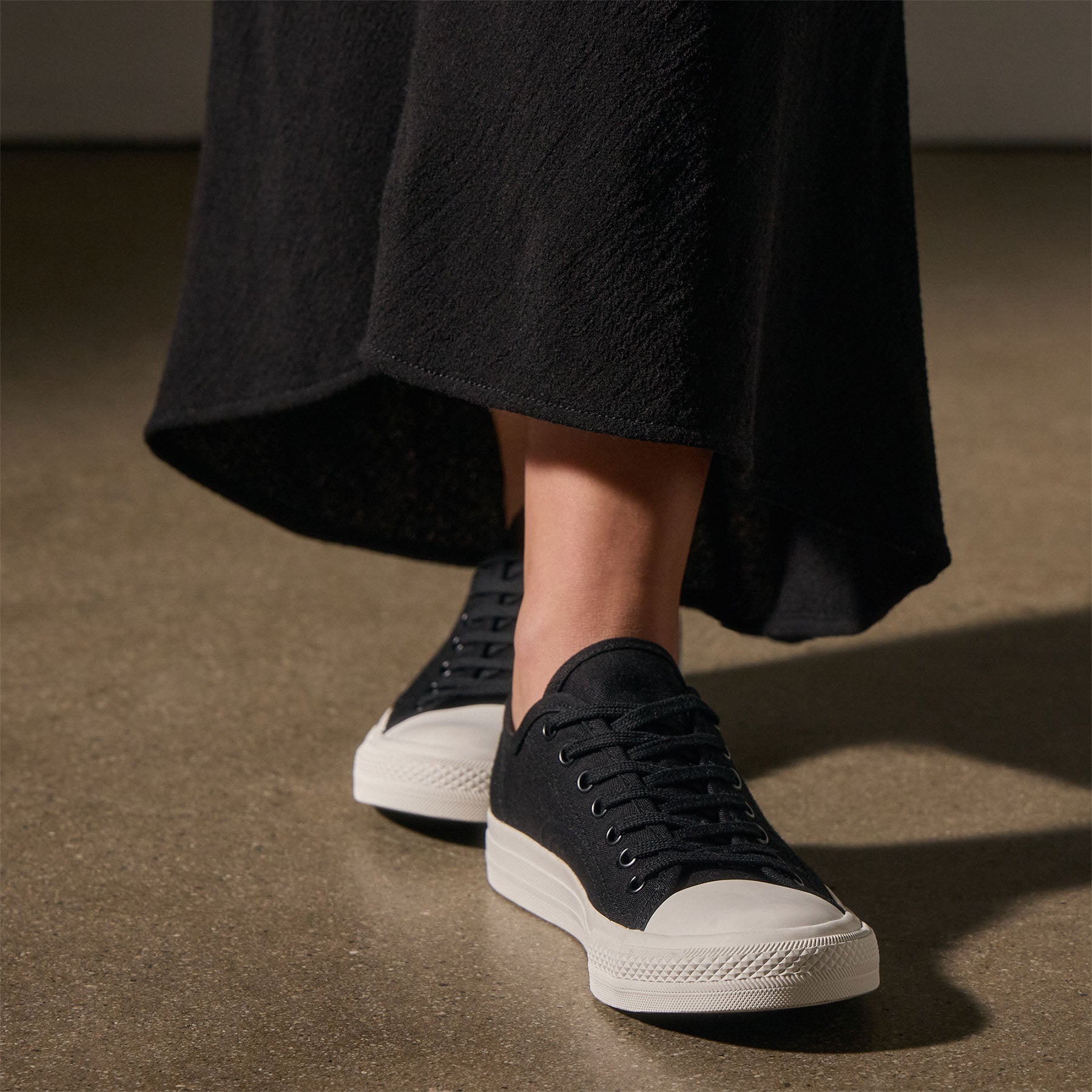 Women's Black Cotton Canvas Low Top Vulcanized Sneakers - Casual Comfort Shoes for Everyday Wear, Walking & Street Style Fashion