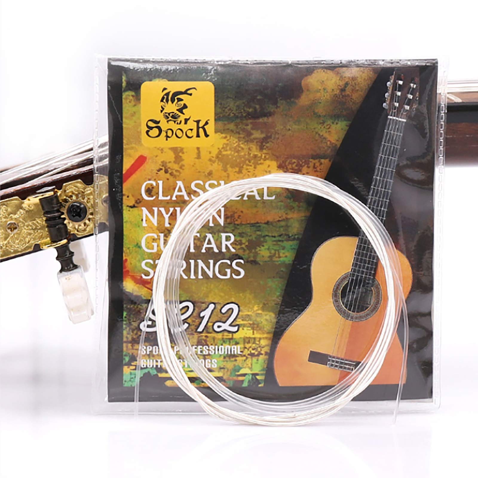 RAUYIVANY 3 Sets Classical Guitar Strings - Nylon Core, Clear Nylon DAE & Silver-Plated Copper Alloy Wound (.028-.043) for Acoustic & Flamenco Guitars - Perfect for Beginners & Professional Musicians