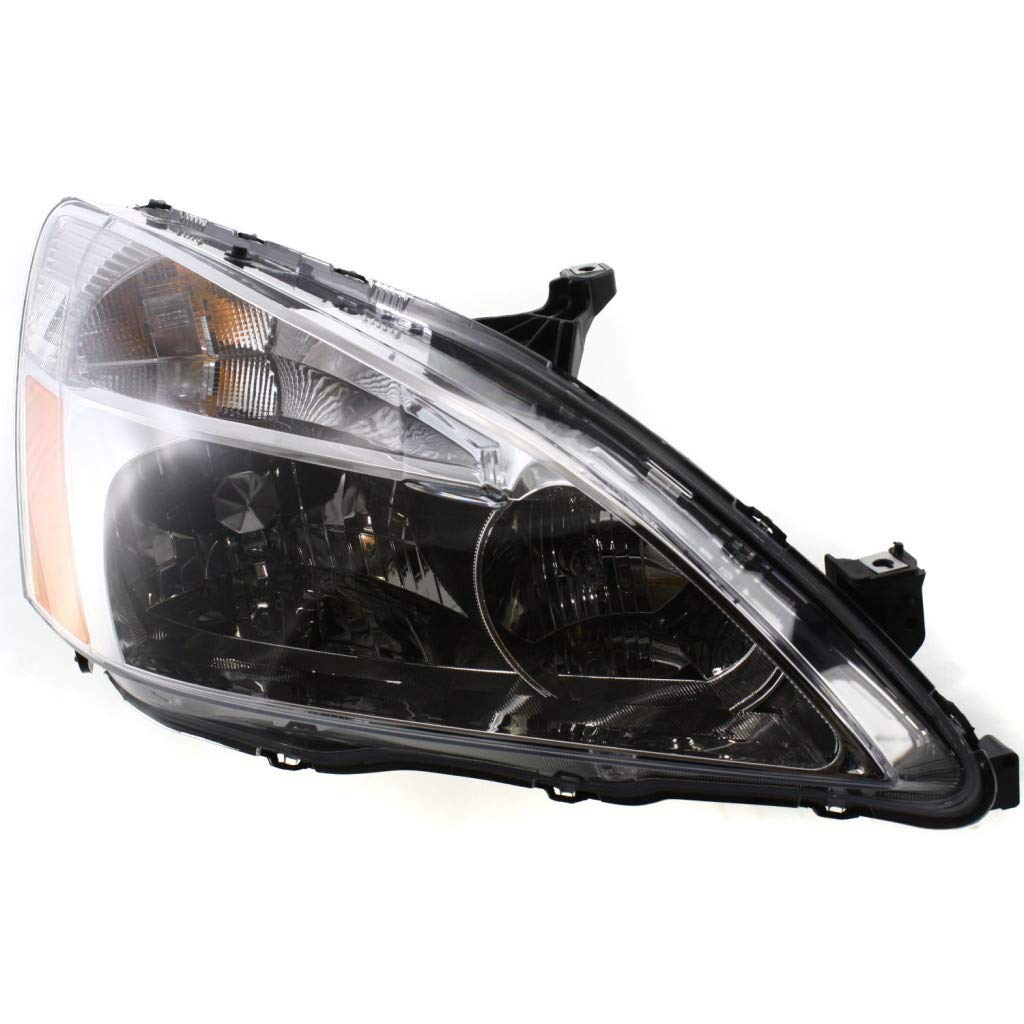 KarParts360 - Replacement Headlight Assembly Pair for 2005-2007 Honda Accord (Driver & Passenger Side) with Bulbs - Compatible with HO2502120 HO2503120 - Perfect for Night Driving and Vehicle Restoration Projects