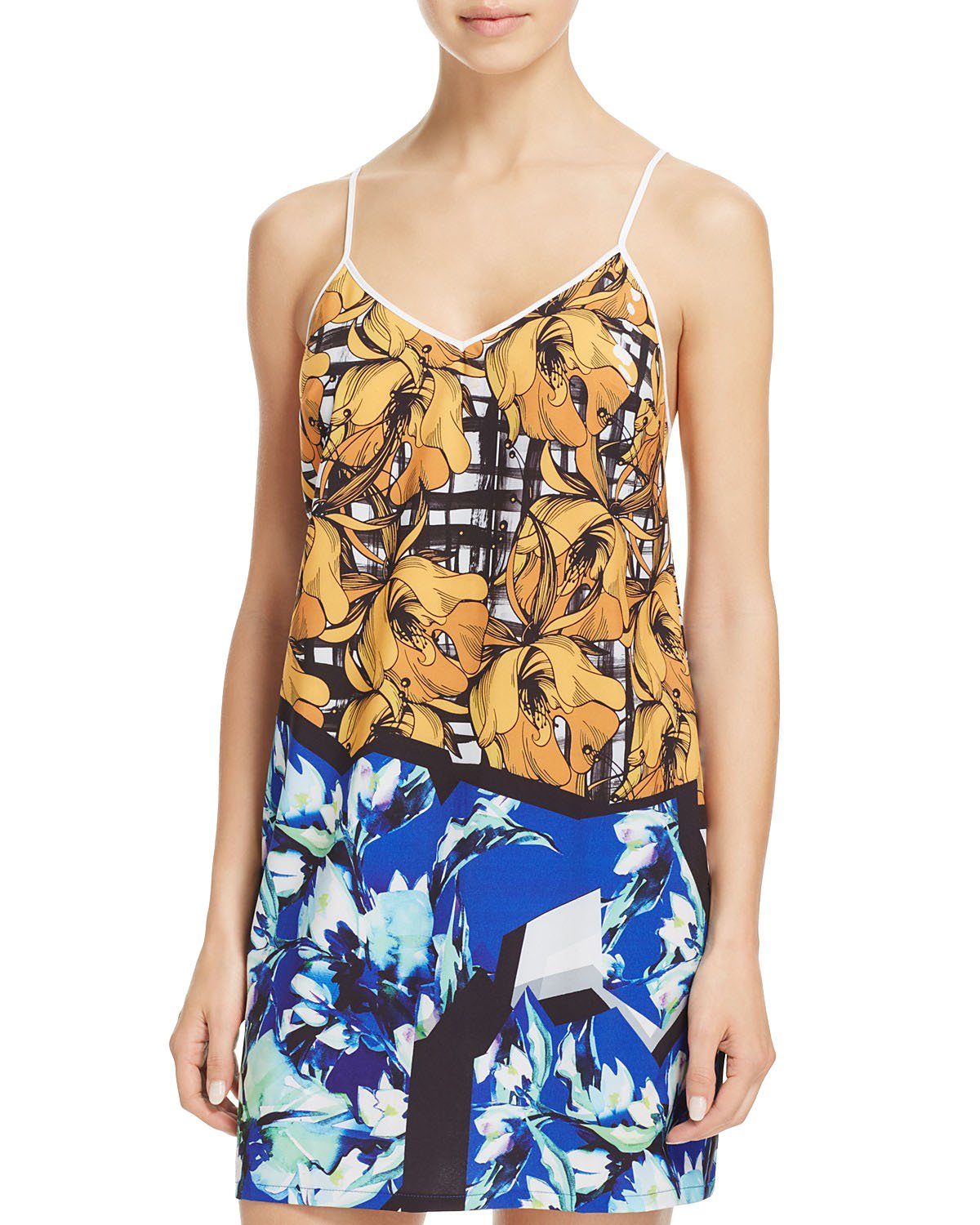 Women's Floral Print Slip Dress - Large Size, Multi-Color Boho Maxi Dress for Summer, Beach, Wedding & Vacation