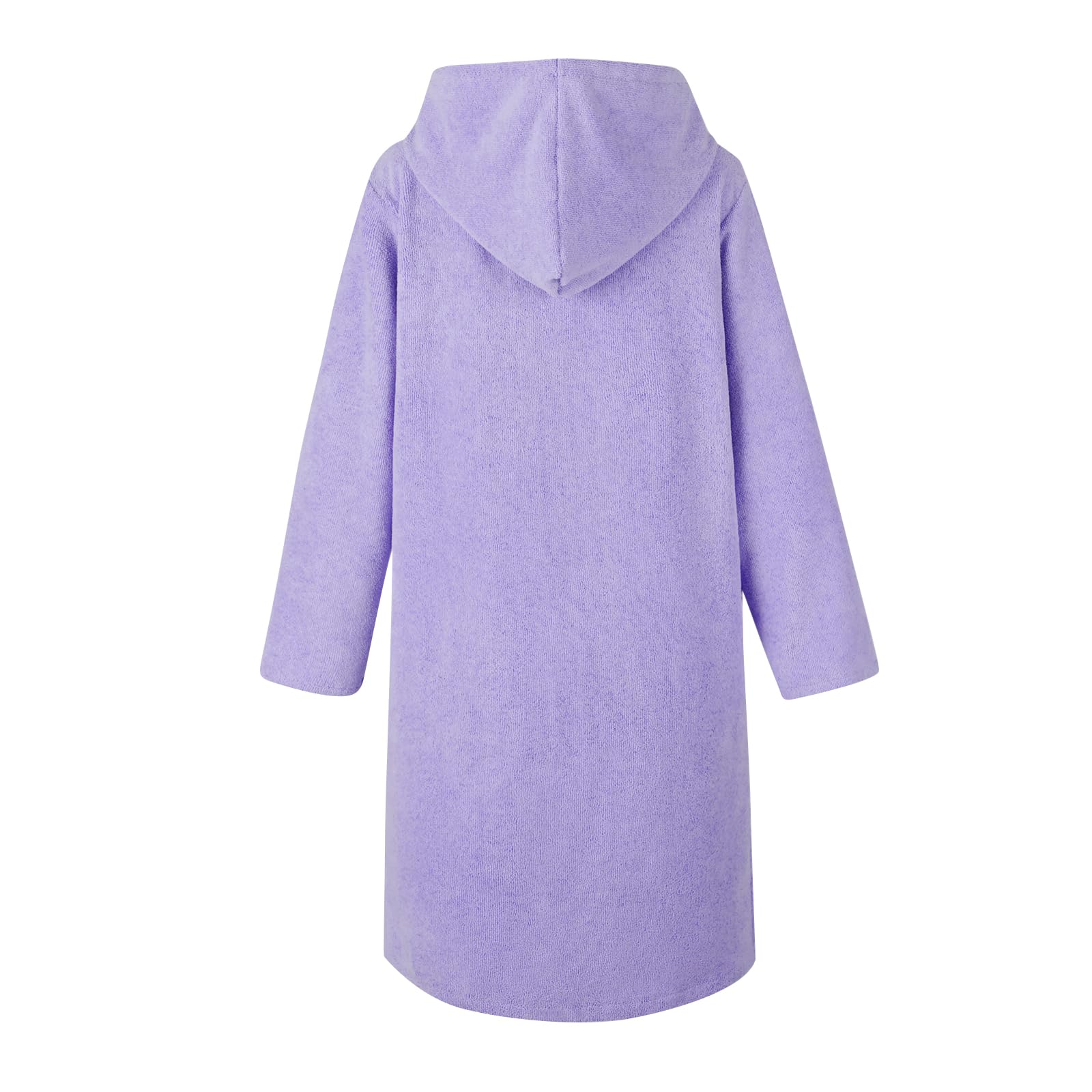 MissShorthair Kids Hooded Towel Robe with Zipper - Soft Beach Cover Up & Swim Changing Robe for Boys and Girls - Quick Dry Bath Towel Poncho for Pool, Beach & After Shower