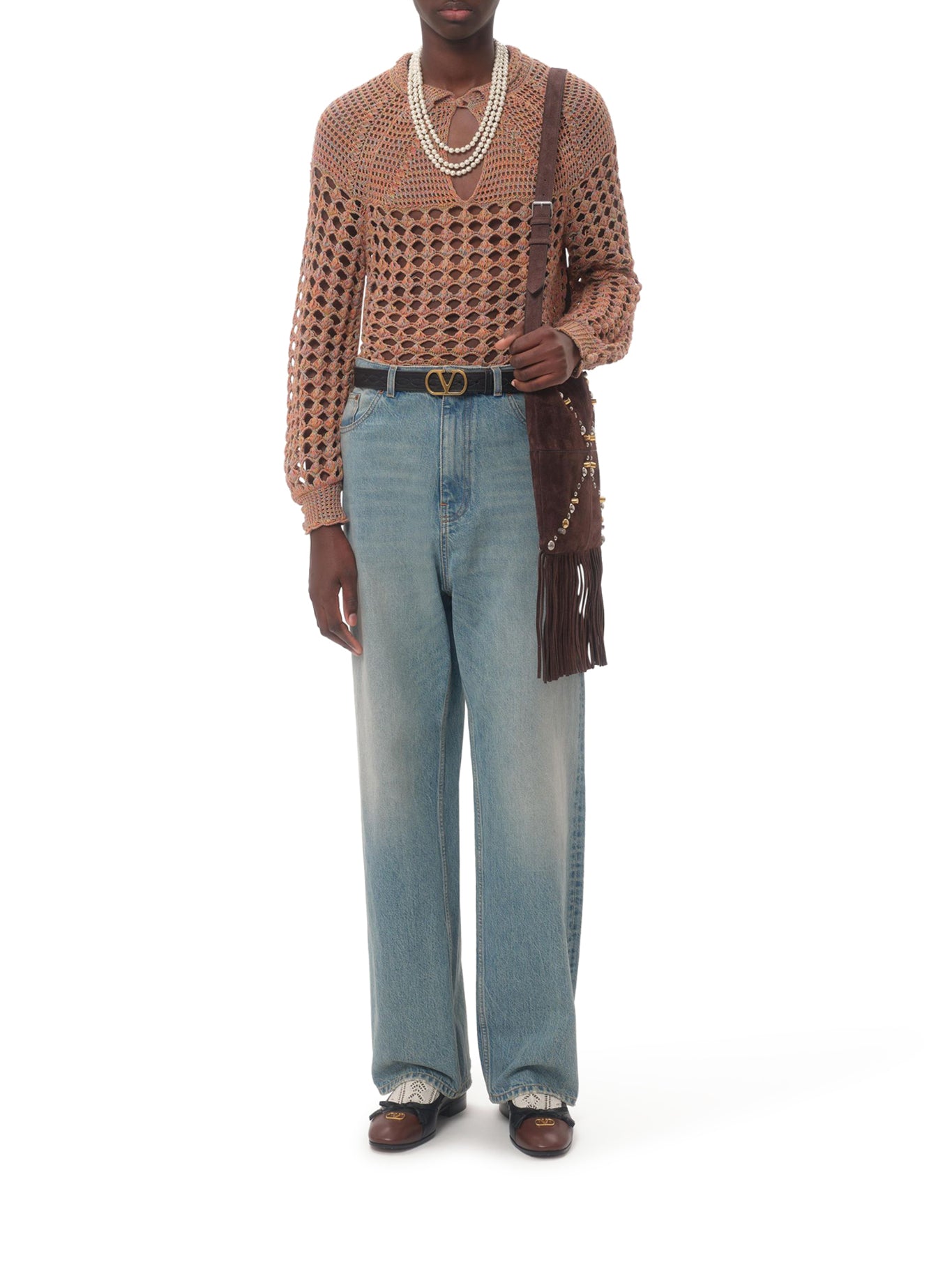 Valentino Garavani Blue Denim Trousers - Medium Wash, Style 6V0DE04NAV4 | Perfect for Casual Outfits, Office Wear & Night Out Looks