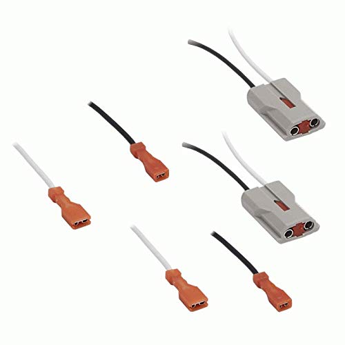 5.25 Inch Speaker Connection Plugs - Replacement for Factory Front Door Speakers - Compatible with Dodge Ram Chassis Cab 2008-2010 - Perfect for Car Audio Upgrades & DIY Installations