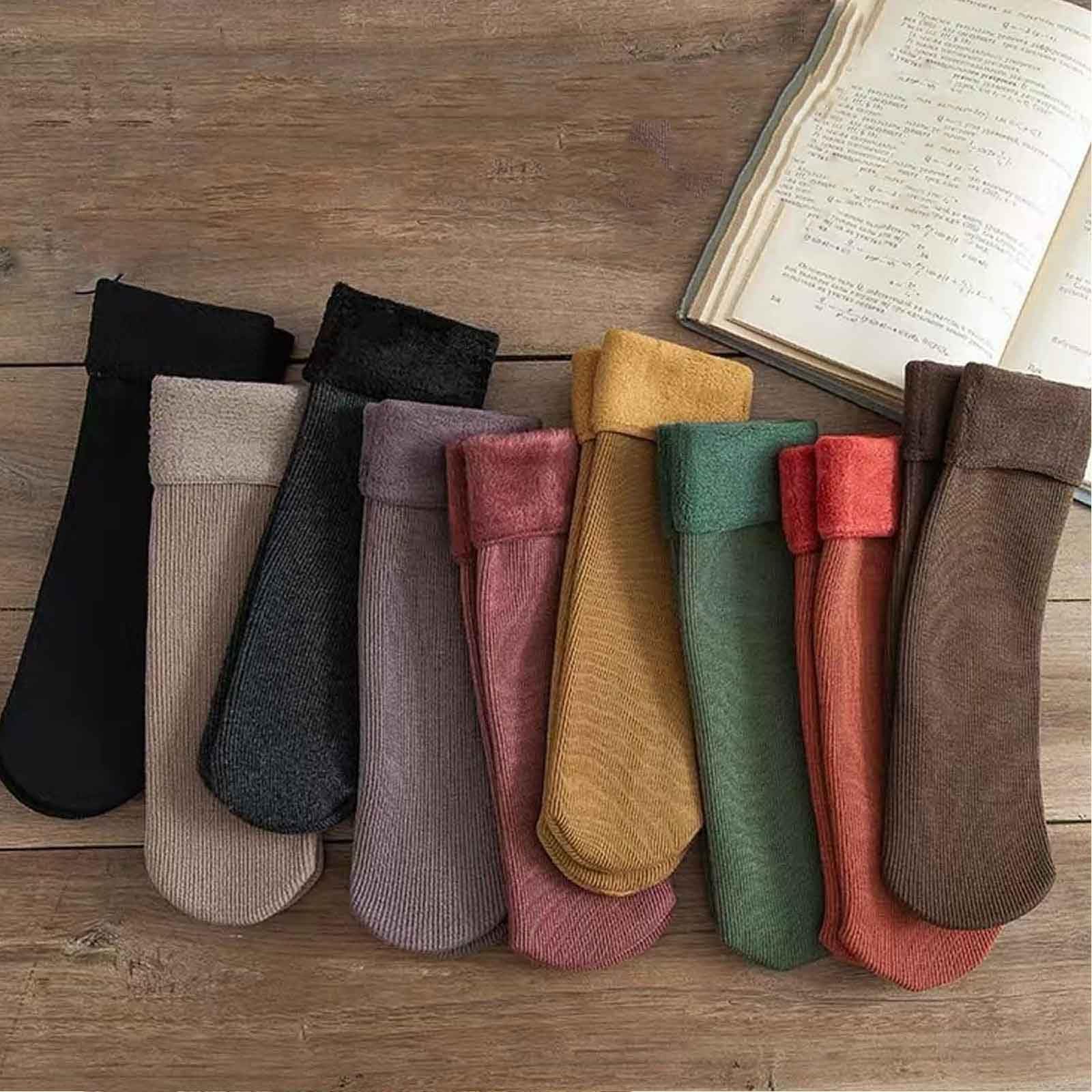 Janemore Fleececozy - Ultra Soft Velvet Slim Thermal Socks for Women | Warm Winter Socks | Cozy Home & Outdoor Wear | Perfect for Cold Weather, Snow Boots & Lounging