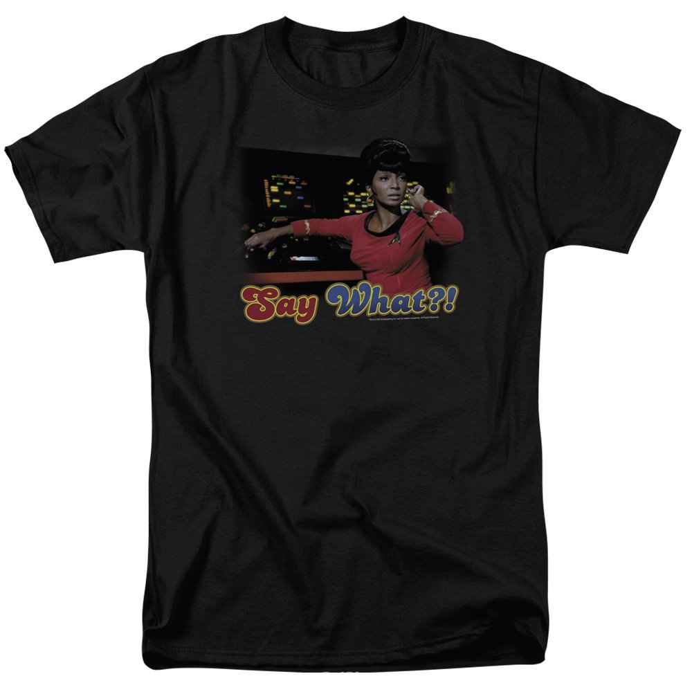 Star Trek Say What Unisex T-Shirt for Men & Women - Sci-Fi Fan Gift, Casual Wear & Cosplay Costume