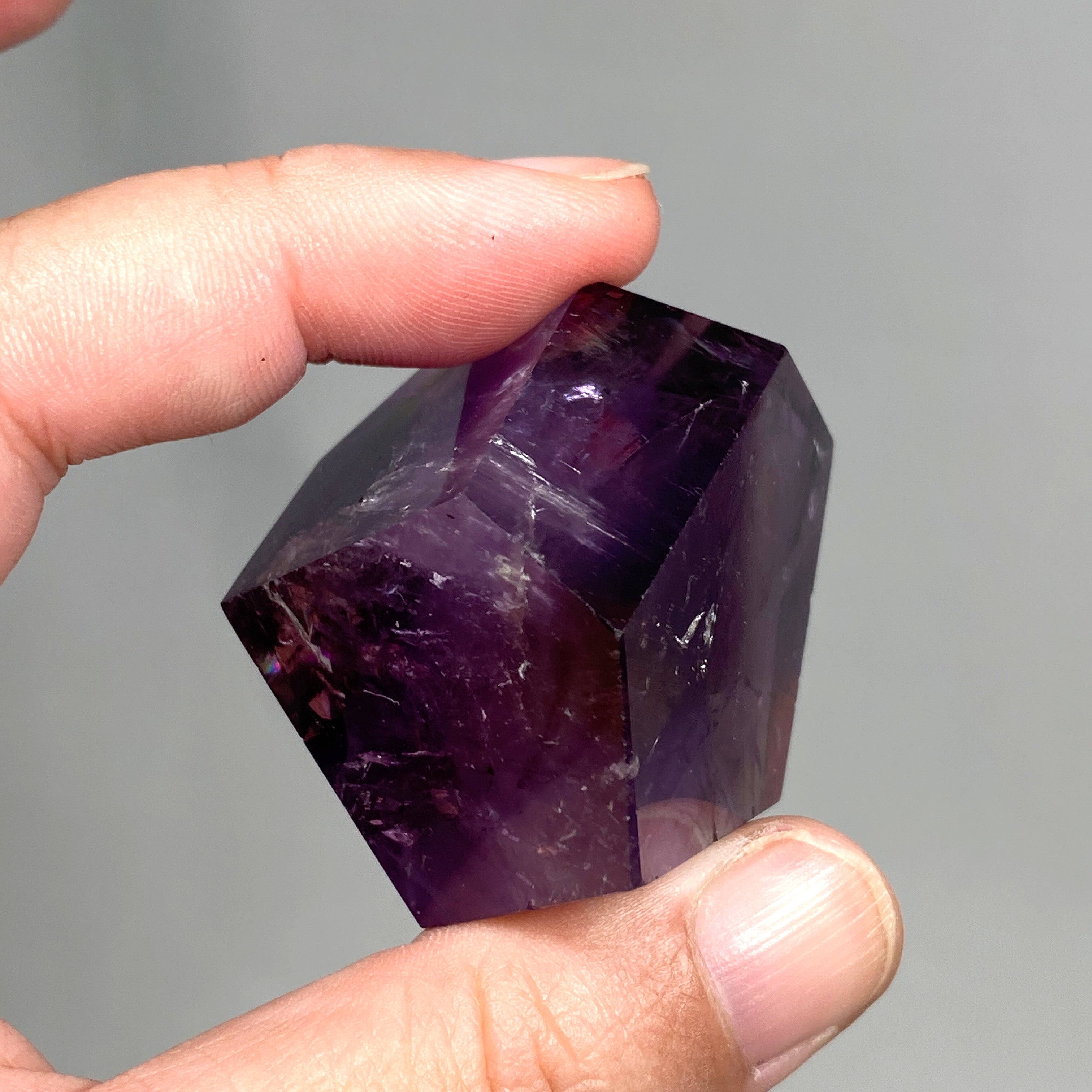 Natural Ametrine Polished Freeform Gemstone AMTF 01 - Unique Healing Crystal for Jewelry Making, Meditation & Energy Work