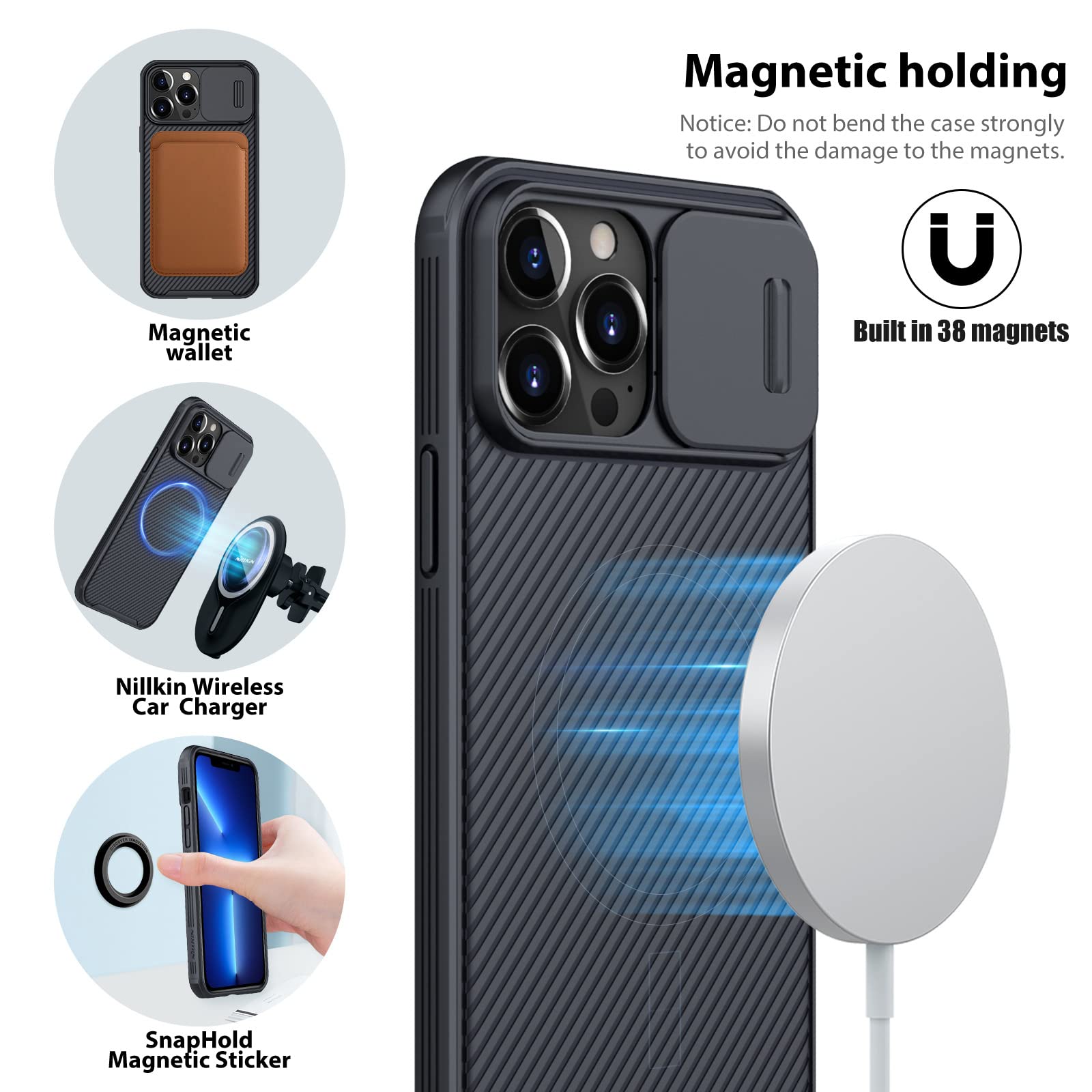 Nillkin Magnetic Mag-Safe Case for iPhone 13 Pro Max (6.7