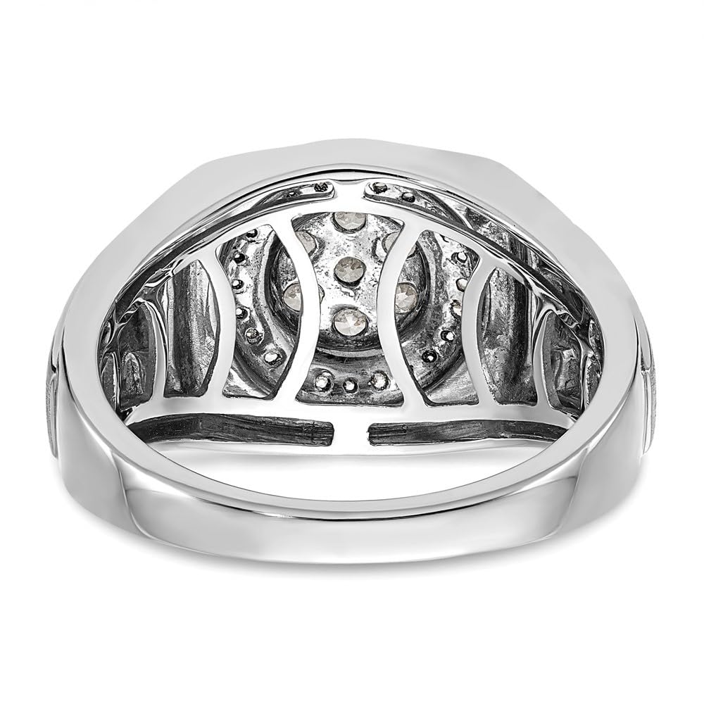 14K White Gold Lab-Grown Diamond Engagement Ring for Women - Elegant Wedding Band, Promise & Anniversary Jewelry Gift - Perfect for Proposals, Bridal Sets & Special Occasions