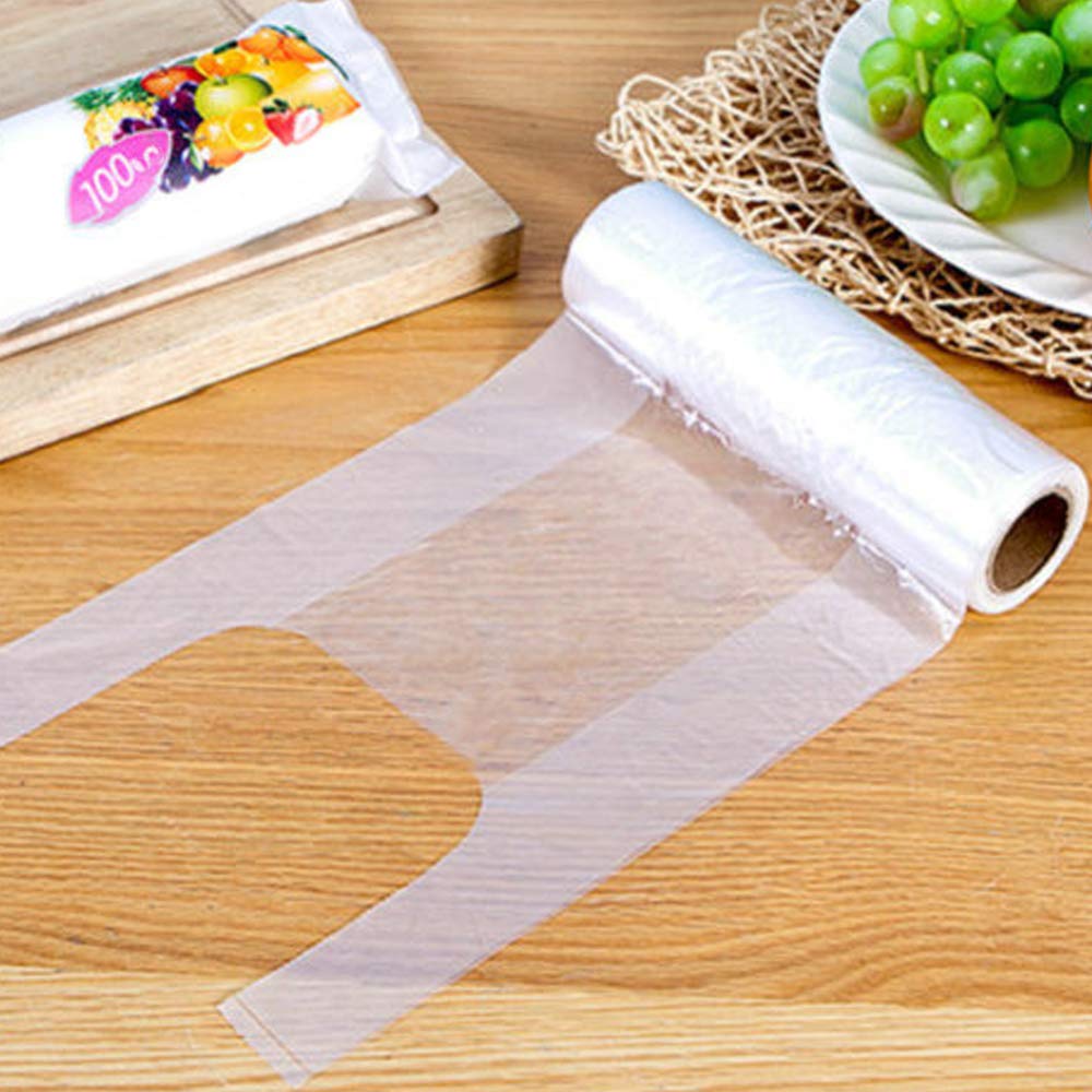 100 Disposable Vacuum Sealer Bags for Food Storage - Keep Vegetables, Fruits & Meats Fresh | 11.8