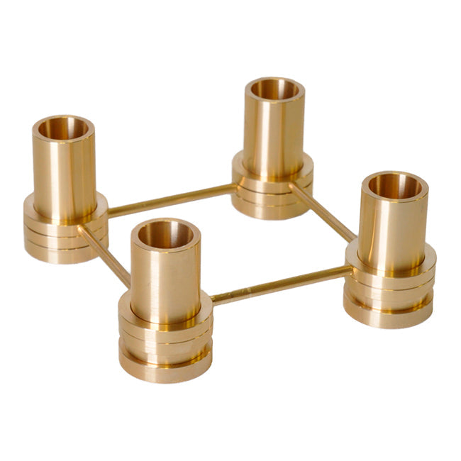 Ox & Denmarq Modern Candle Holder - Minimalist Home Decor for Living Room, Bedroom & Dining Table - Elegant Scandinavian Design for Candles & Tealights (Set of 1) - Perfect for Romantic Dinners, Spa Nights & Cozy Ambiance