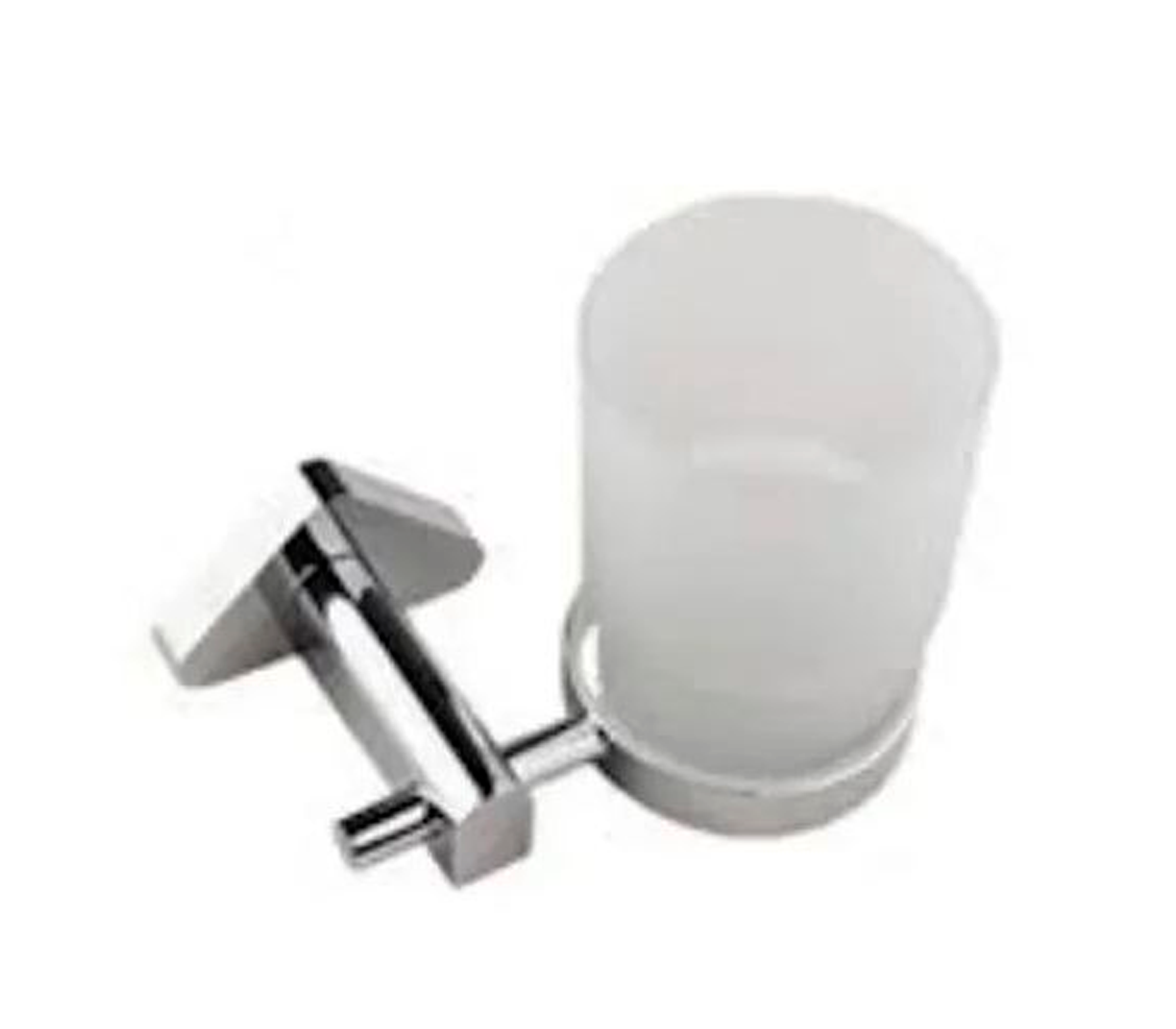 Glass Toothbrush Holder - Elegant & Hygienic Bathroom Organizer for Countertop Storage | Perfect for Modern Homes, Apartments, and Travel Use