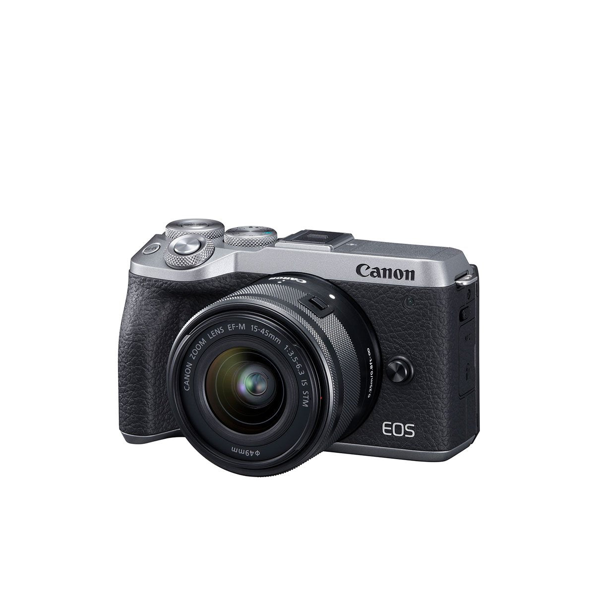Canon EOS M6 Mark II Mirrorless Digital Camera with 15-45mm IS STM Lens Kit (Silver) - Perfect for Vlogging, Travel Photography & Content Creation