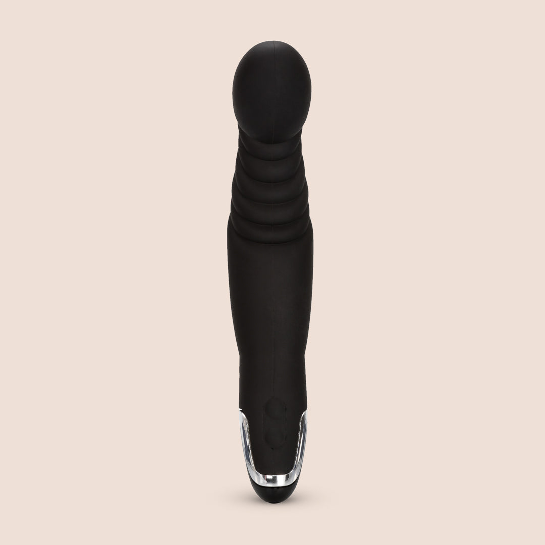 Premium Silicone Vibrating Anal Probe with Ridges - Dr. Joel Kaplan | Enhanced Pleasure for Couples & Solo Play | Perfect for Sensual Massage & Intimate Exploration