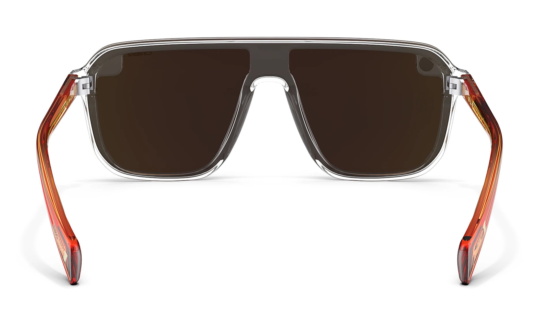 Stylish Orange Circuit Sunglasses for Men & Women - UV Protection, Polarized, Lightweight - Perfect for Driving, Running, and Outdoor Activities