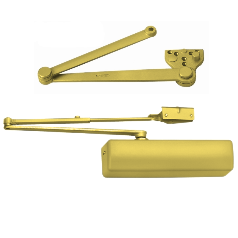 Corbin Russwin DC6210 A4 M54 Heavy Duty Surface Mount Door Closer with Backstop Arm - Ideal for Commercial Buildings, Schools, and Hospitals (Push Side Mount)