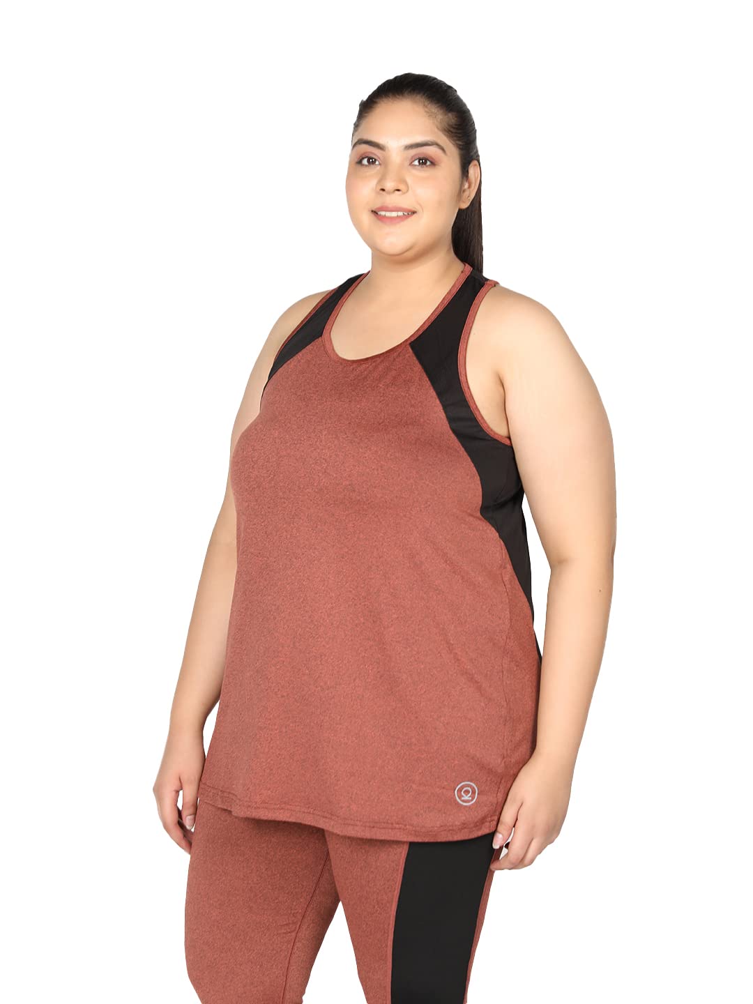 CHKOKKO Women's Plus Size Gym Tank Top - Sleeveless Athletic Workout Shirt for Yoga, Running & Fitness | Regular Fit Sports Vest for Active Women