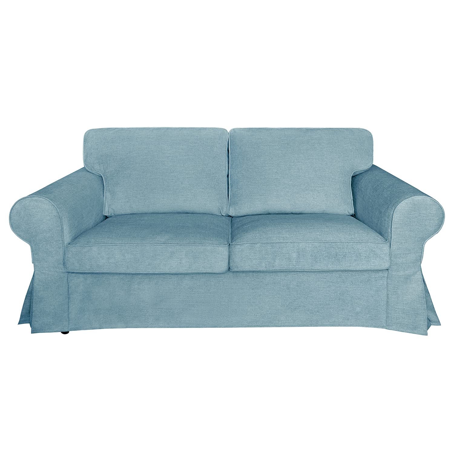 BACoverZone IKEA EKTORP Loveseat Slipcover - Sofa Cover Only for KT-12 Model | Stretchable Furniture Protector for Living Room, Family Room & Guest House | Fits IKEA Ektorp Loveseat Perfectly