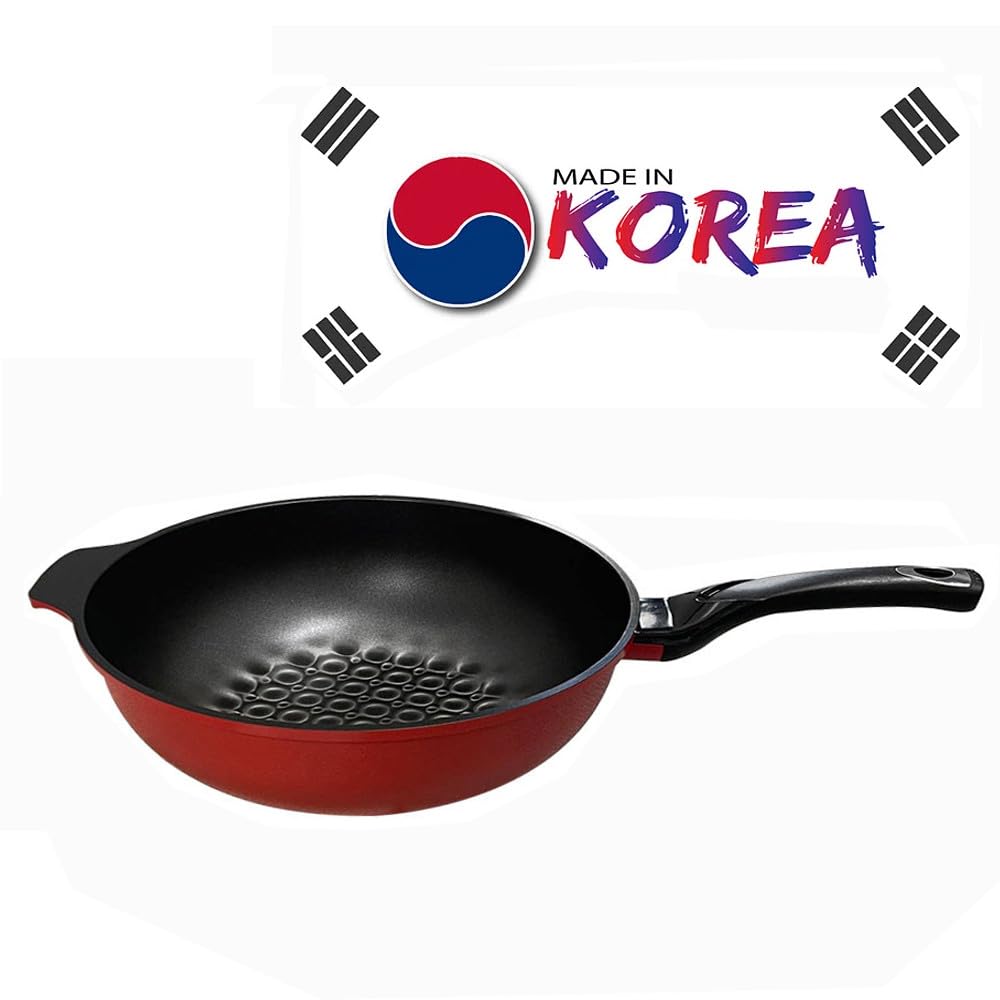 **Prolinemax 13-Inch (32cm) Nonstick Wok Pan - 3D Diamond Coating, Durable & Scratch-Resistant - Perfect for Stir-Fry, Deep Frying & Asian Cooking**