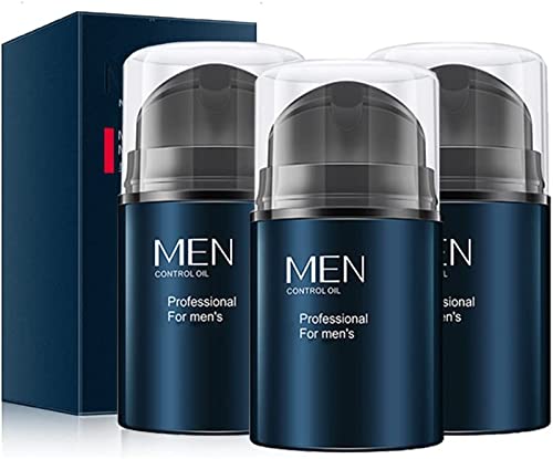 2022 Best Anti-Aging Face Cream for Men - Wrinkle Control Moisturizer with Collagen, All-in-One Hydrating Lotion (3-Pack) | Daily Skincare Routine & Gift for Him