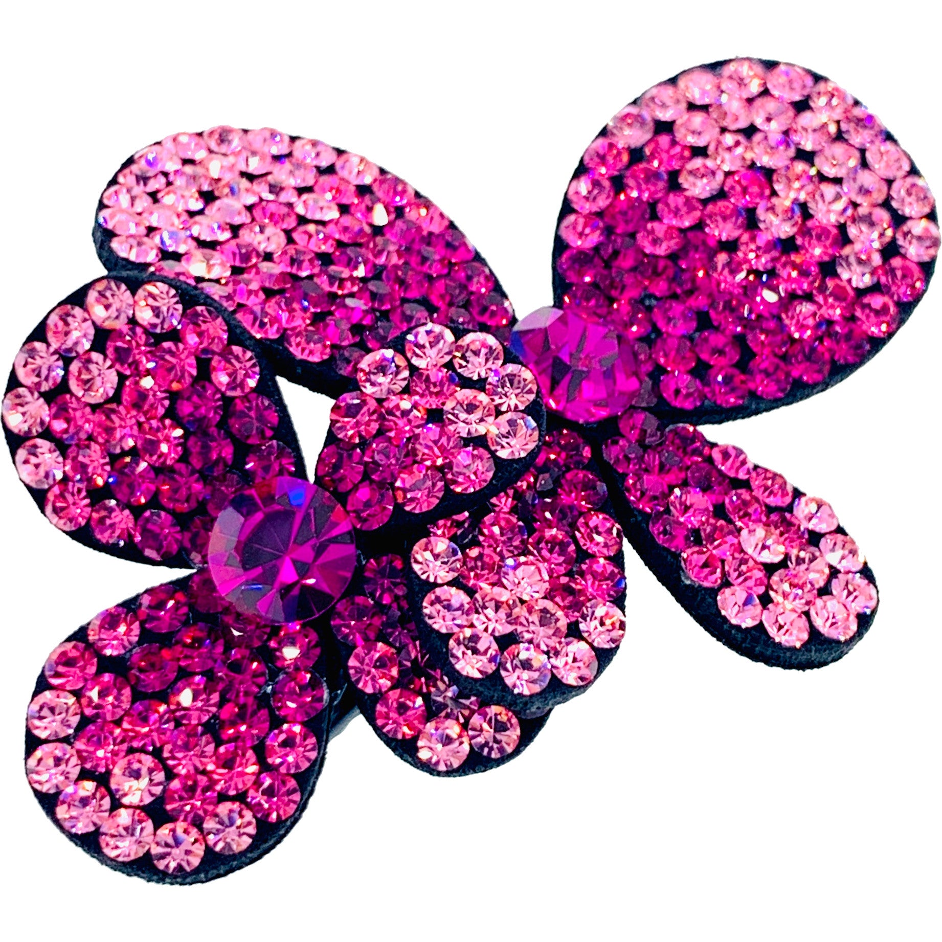 Elegant Laurel Butterfly Hair Clip with Swarovski Crystals - Perfect for Weddings, Parties & Special Occasions