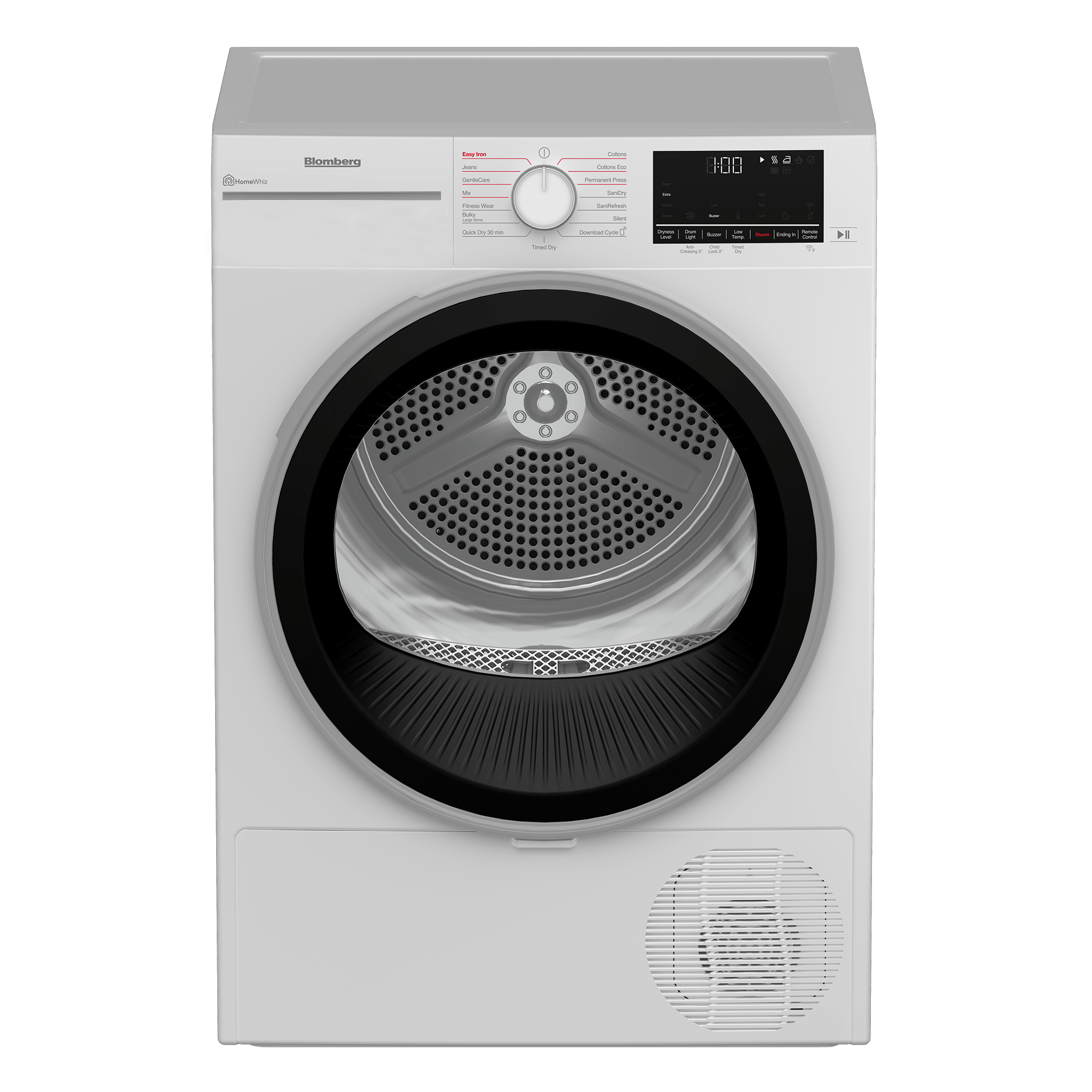 Blomberg DHP24404W 24-Inch Ventless Heat Pump Dryer - 4.1 Cu.Ft Capacity, White, 240V - Perfect for Apartments & Small Spaces | Energy Efficient Laundry Solution