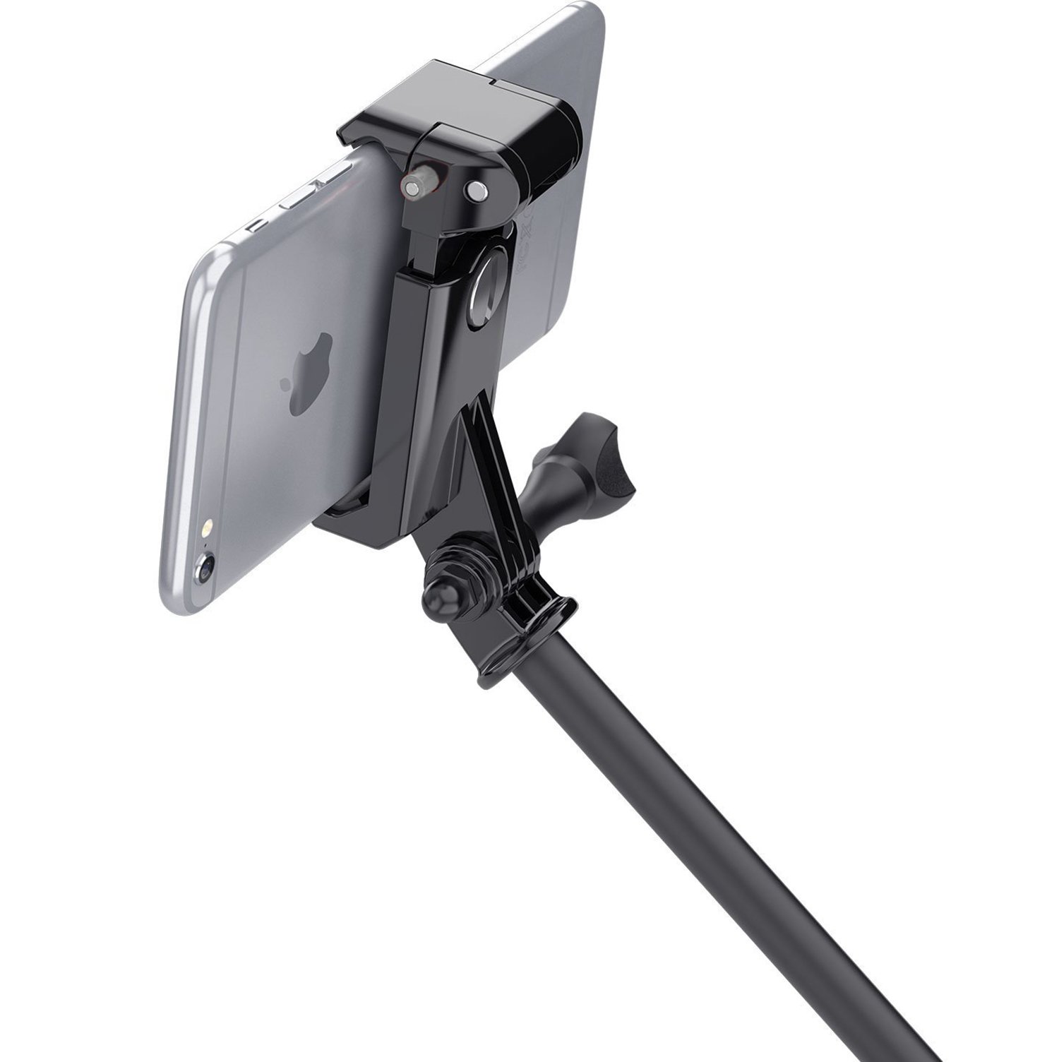Livestream Gear® - Adjustable Locking Smartphone Mount with Tripod Adapter for Live Streaming, Photography & Video Recording. Compatible with iPhone, Android & GoPro Cameras (Includes Phone Clamp & Wrench) - Perfect for YouTube, TikTok, Vlogging & Outdoor Adventures