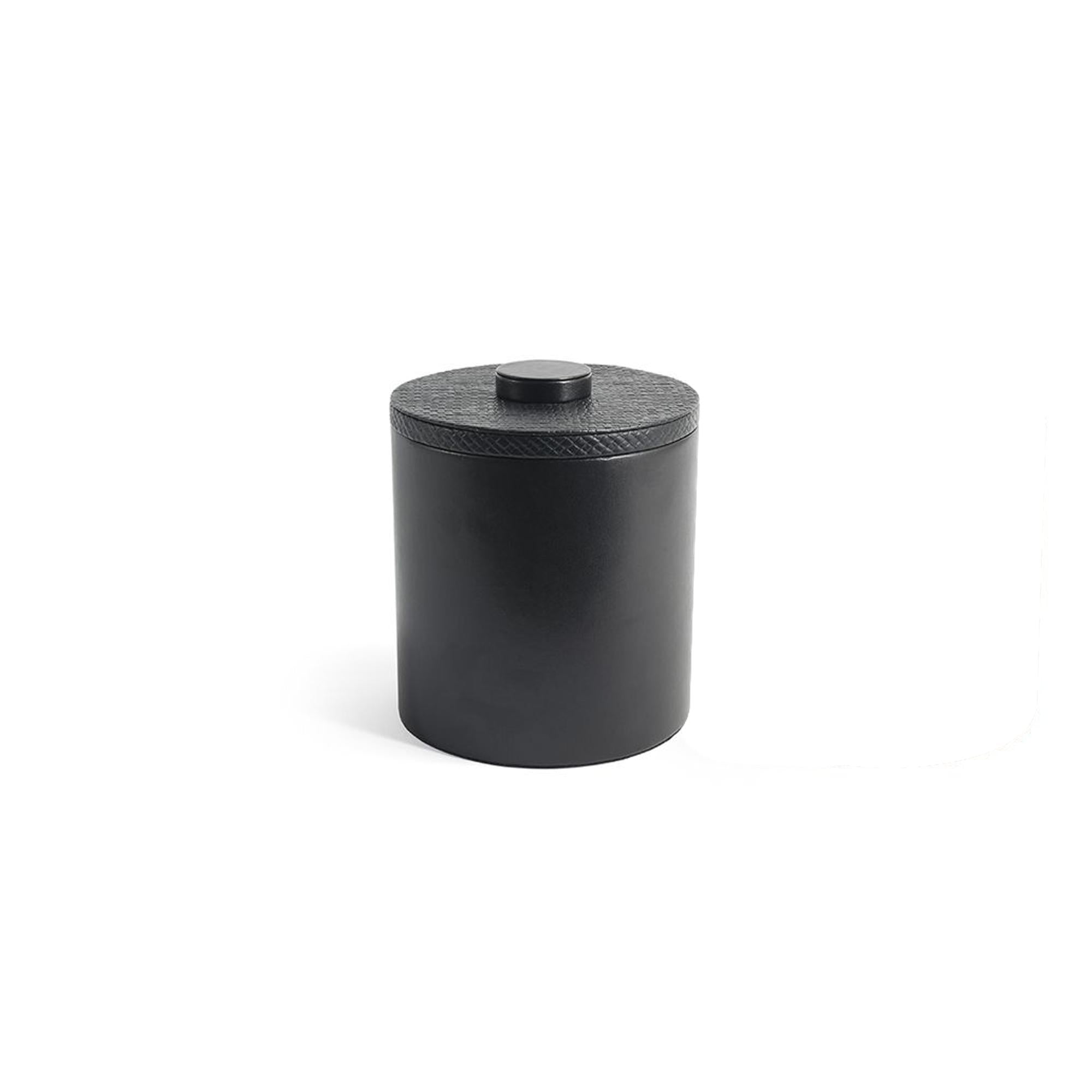 FOH Java Round Ice Bucket - 3.5 Quart Capacity, Set of 4, Brown - Perfect for Cocktail Parties, Outdoor Gatherings & Home Bar Accessories