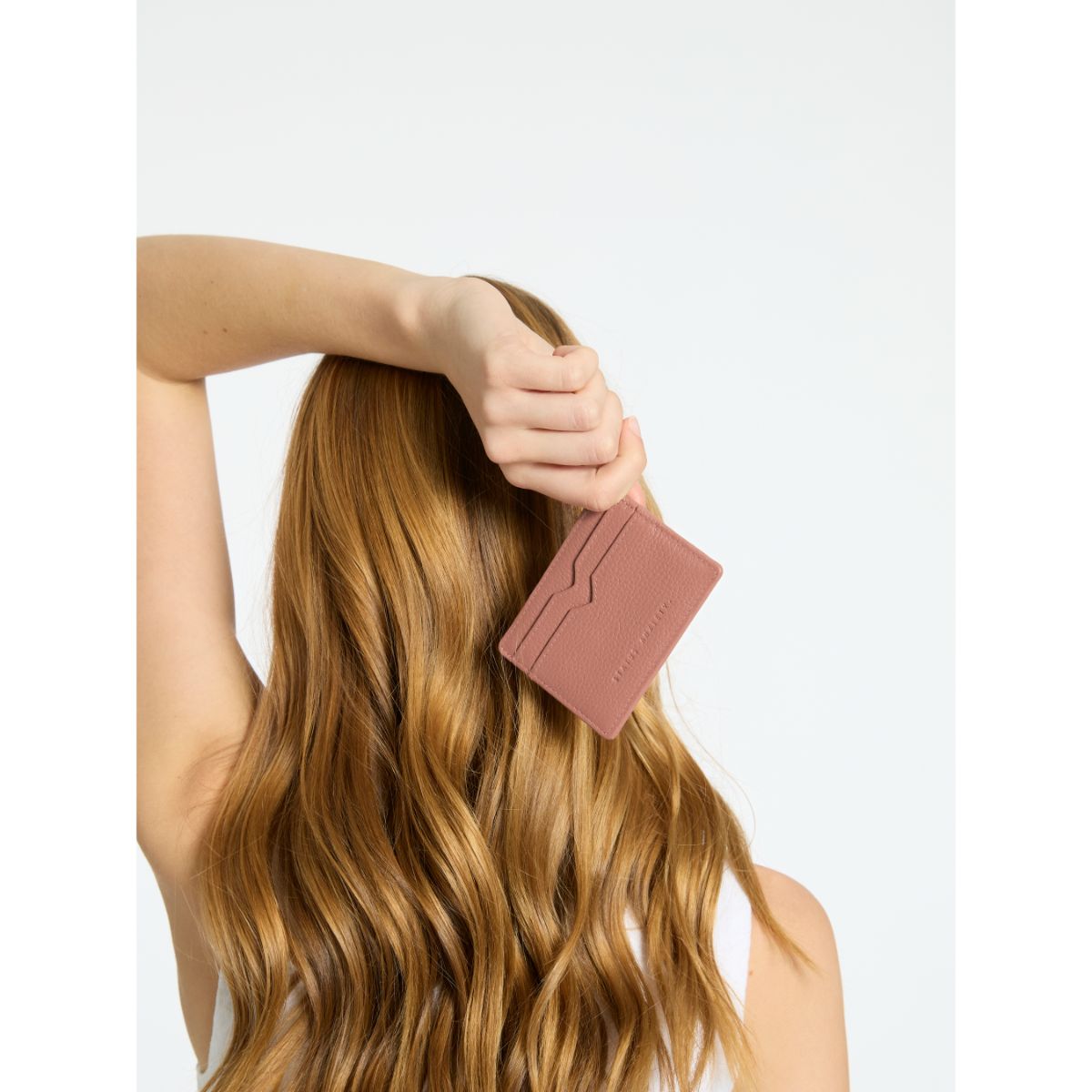STATUS ANXIETY Together For Now Genuine Leather Card Holder - Slim RFID Blocking Wallet for Men & Women | Perfect for Everyday Use, Travel, and Minimalist Lifestyle