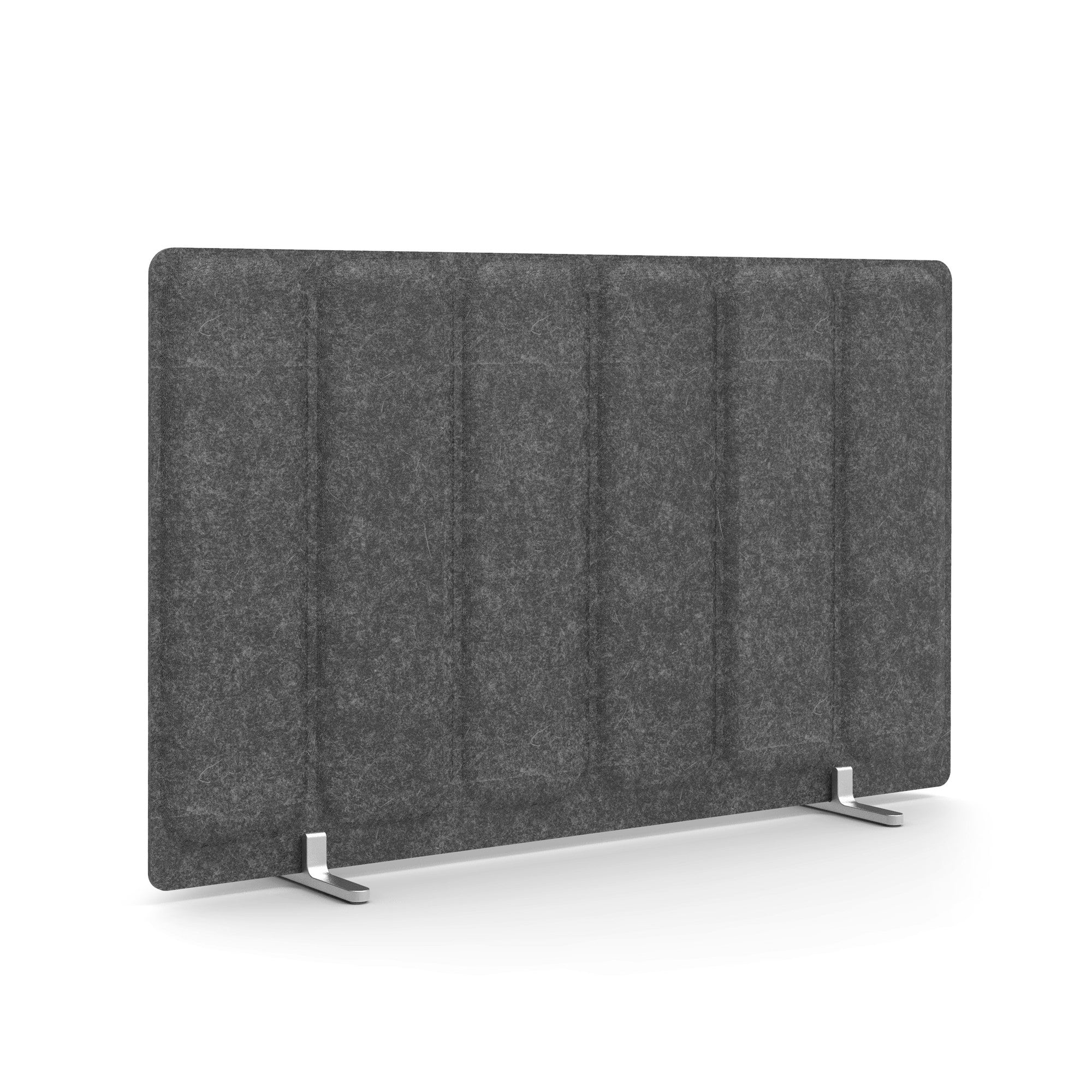 Pinnable Molded Privacy Panel with Footed Base - Perfect for Office Cubicles, Home Workspaces, and Room Dividers
