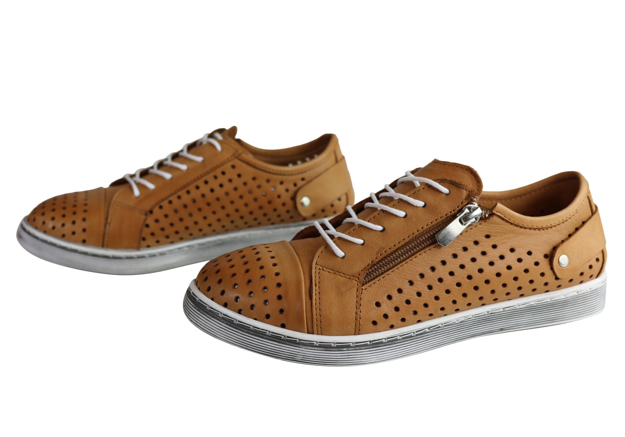 Comfortable Women's Leather Casual Shoes EG17 - European Style for Walking, Work & Everyday Wear