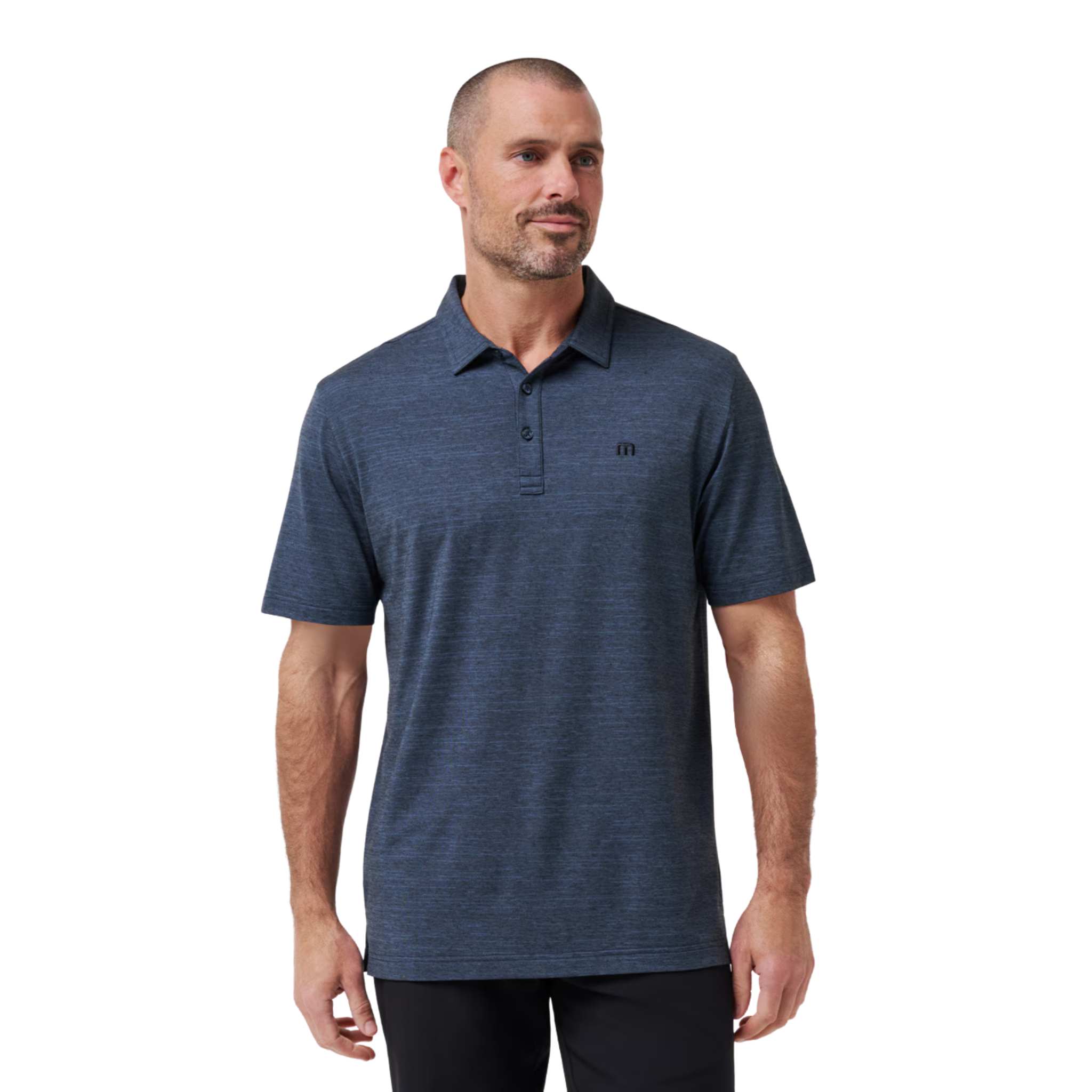 TravisMathew The Heater Men's Performance Polo Shirt - Moisture-Wicking & Breathable for Golf, Tennis & Casual Wear