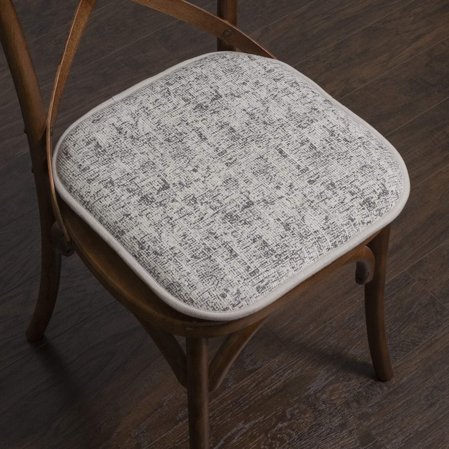 Premium Memory Foam Seat Cushions (4-Pack) - Non-Slip Honeycomb Pattern, 16